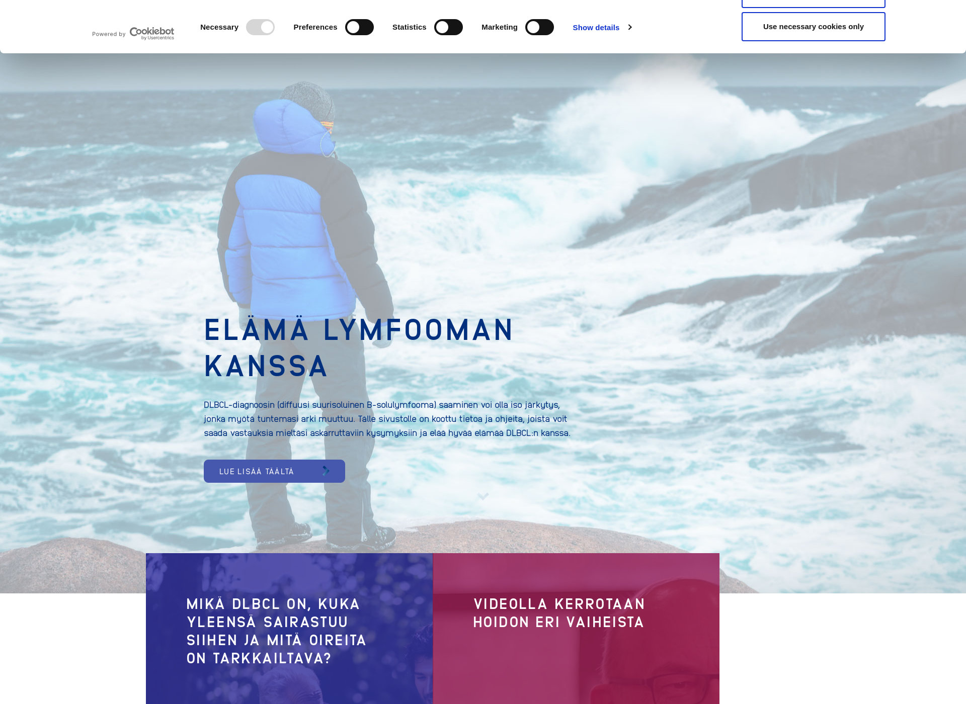 Screenshot for dlbcl-elama-lymfooman-kanssa.fi