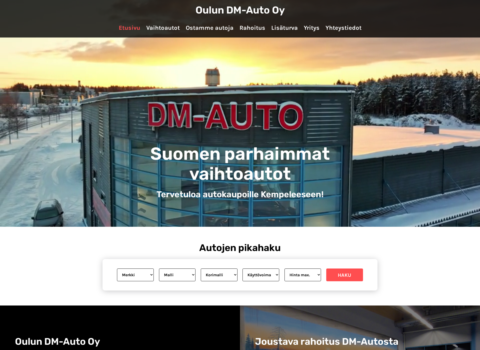 Screenshot for dmauto.fi