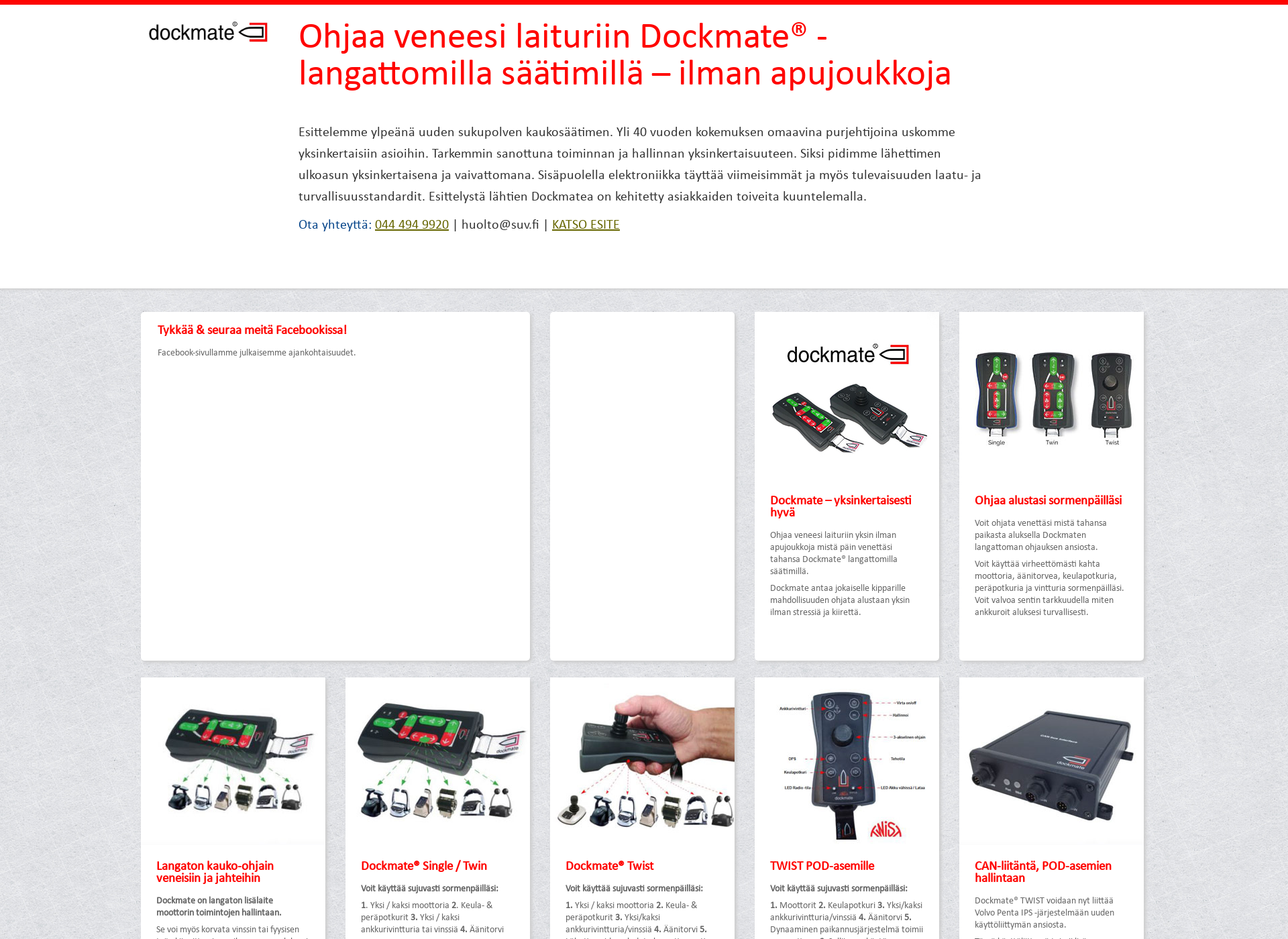 Screenshot for dockmate.fi