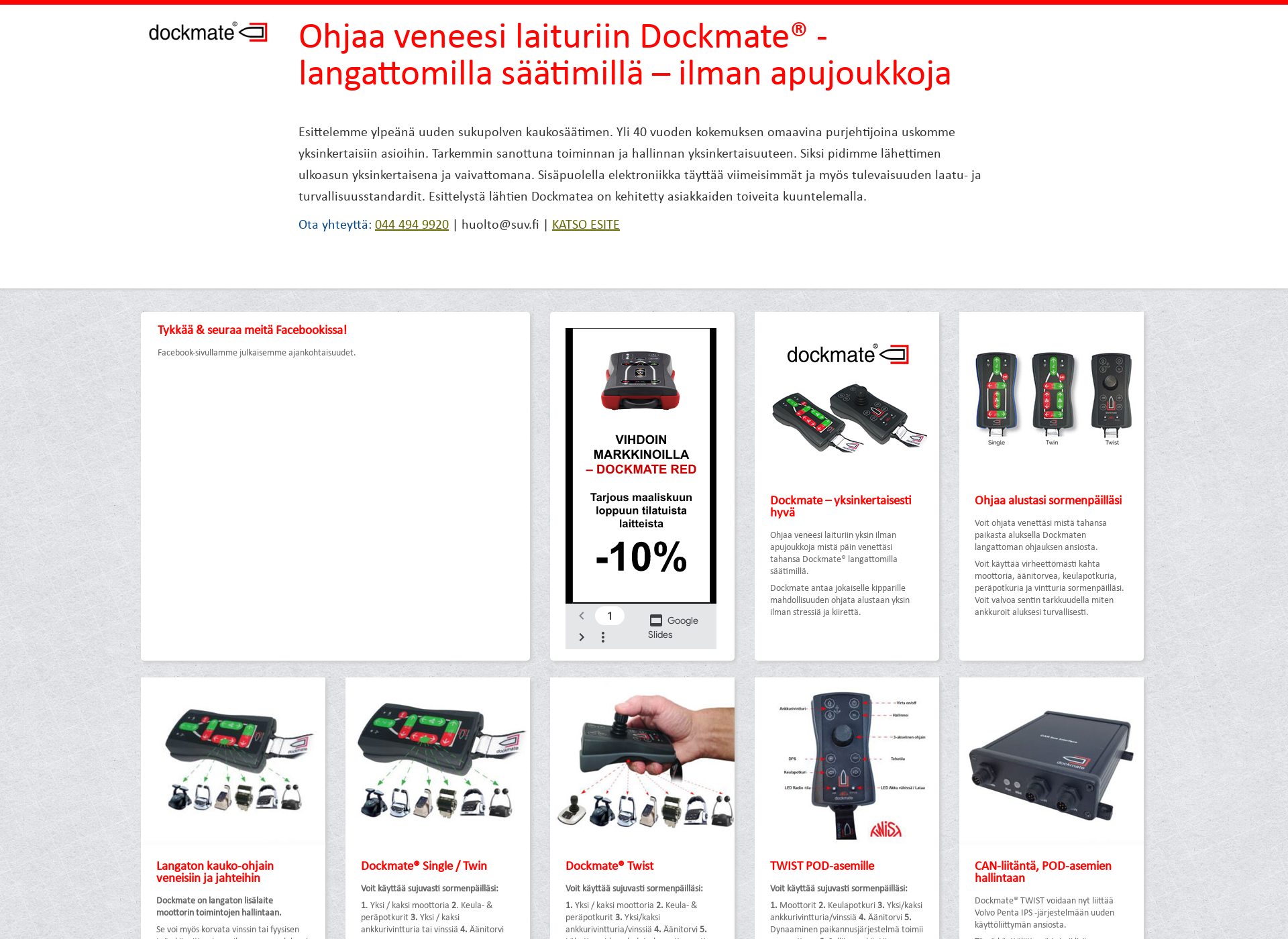 Screenshot for dockmatesuomi.fi