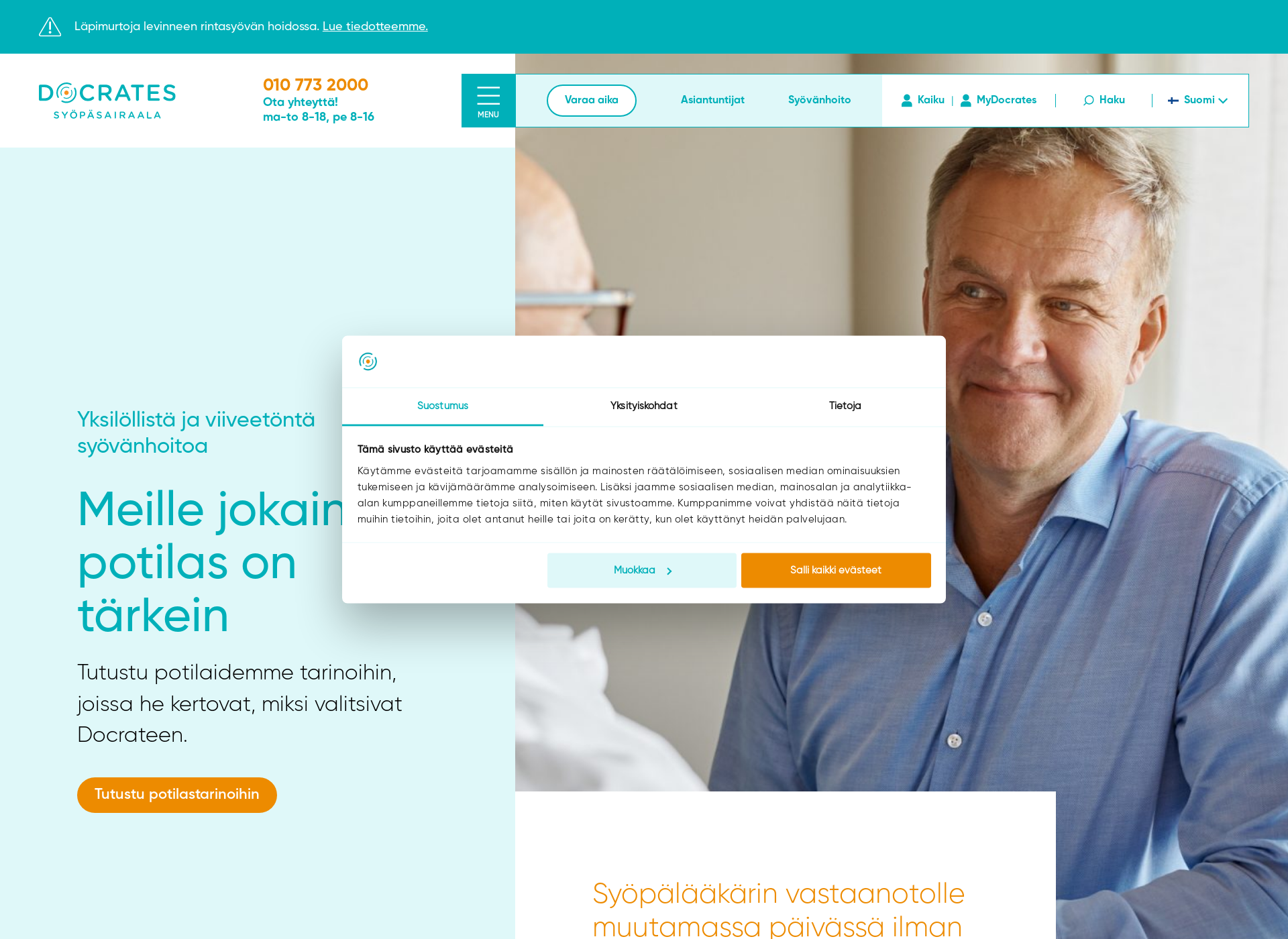 Näyttökuva docrates-clinic.fi