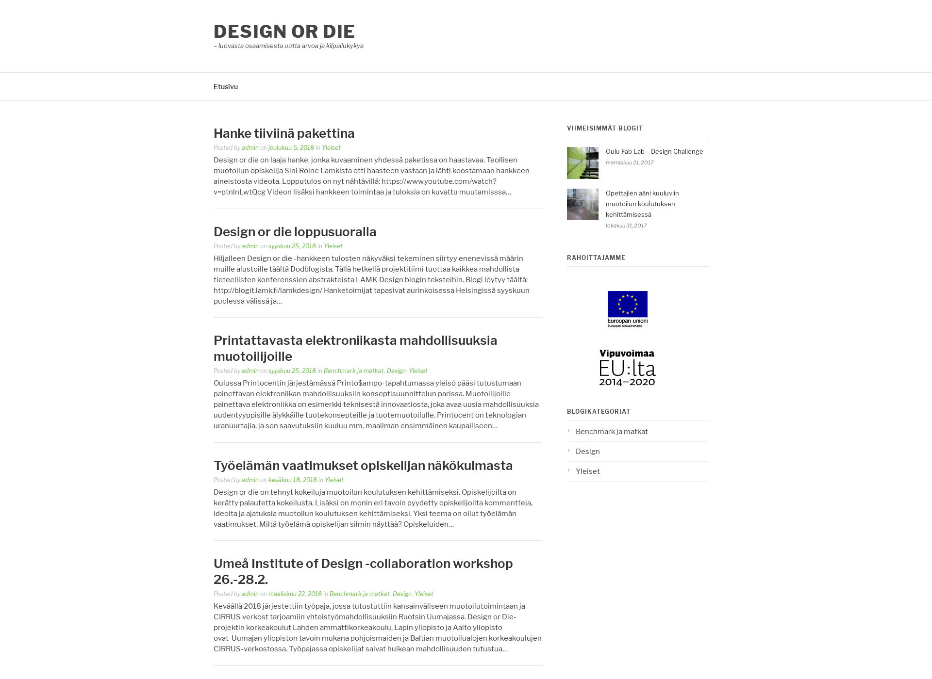 Screenshot for dodblog.fi