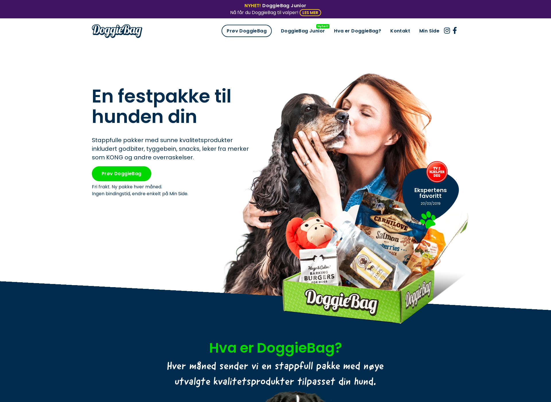 Screenshot for doggiebag.fi