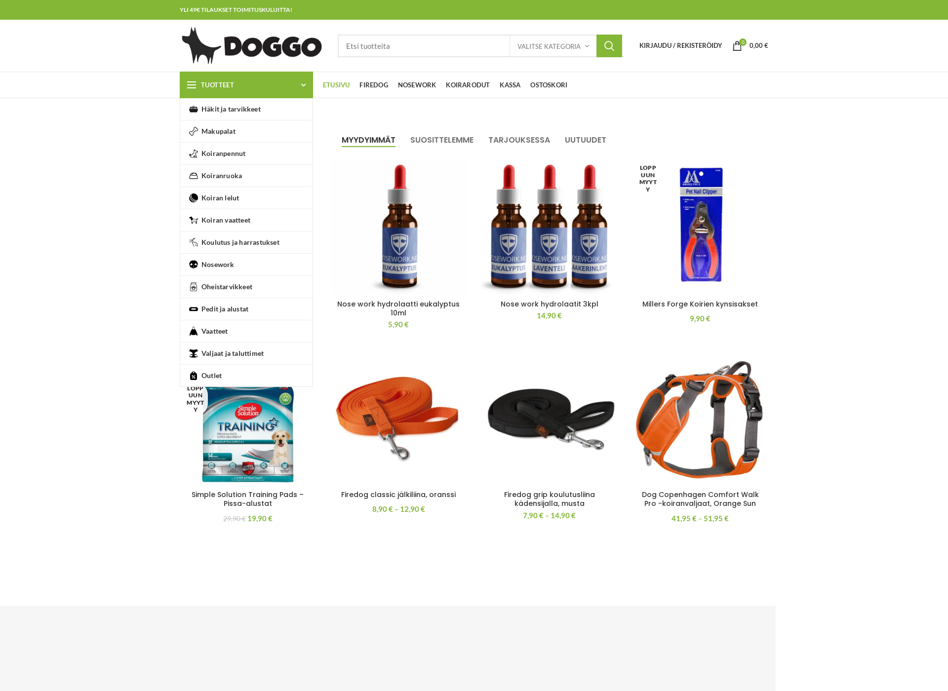 Screenshot for doggo.fi