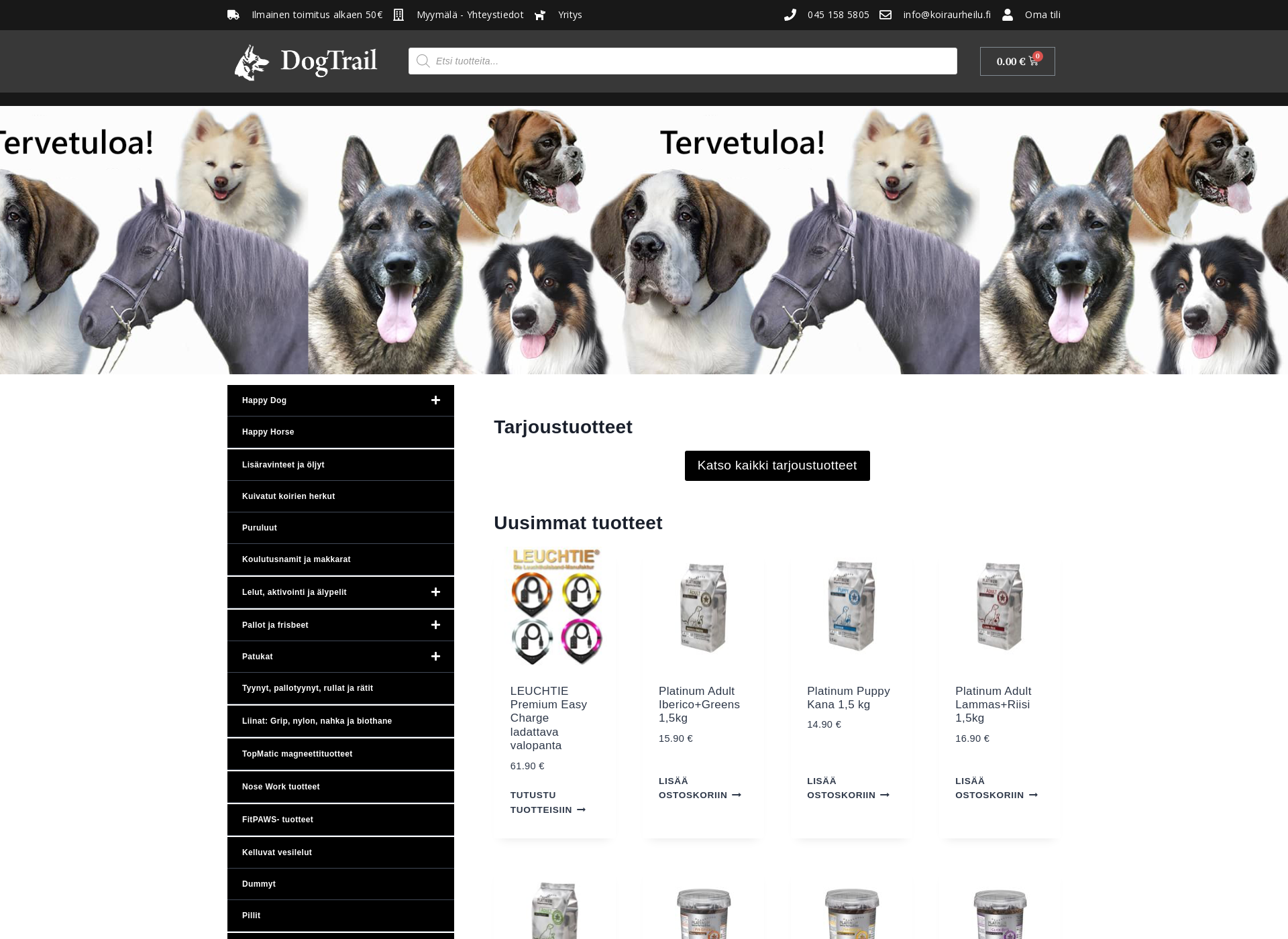 Screenshot for dogtrail.fi