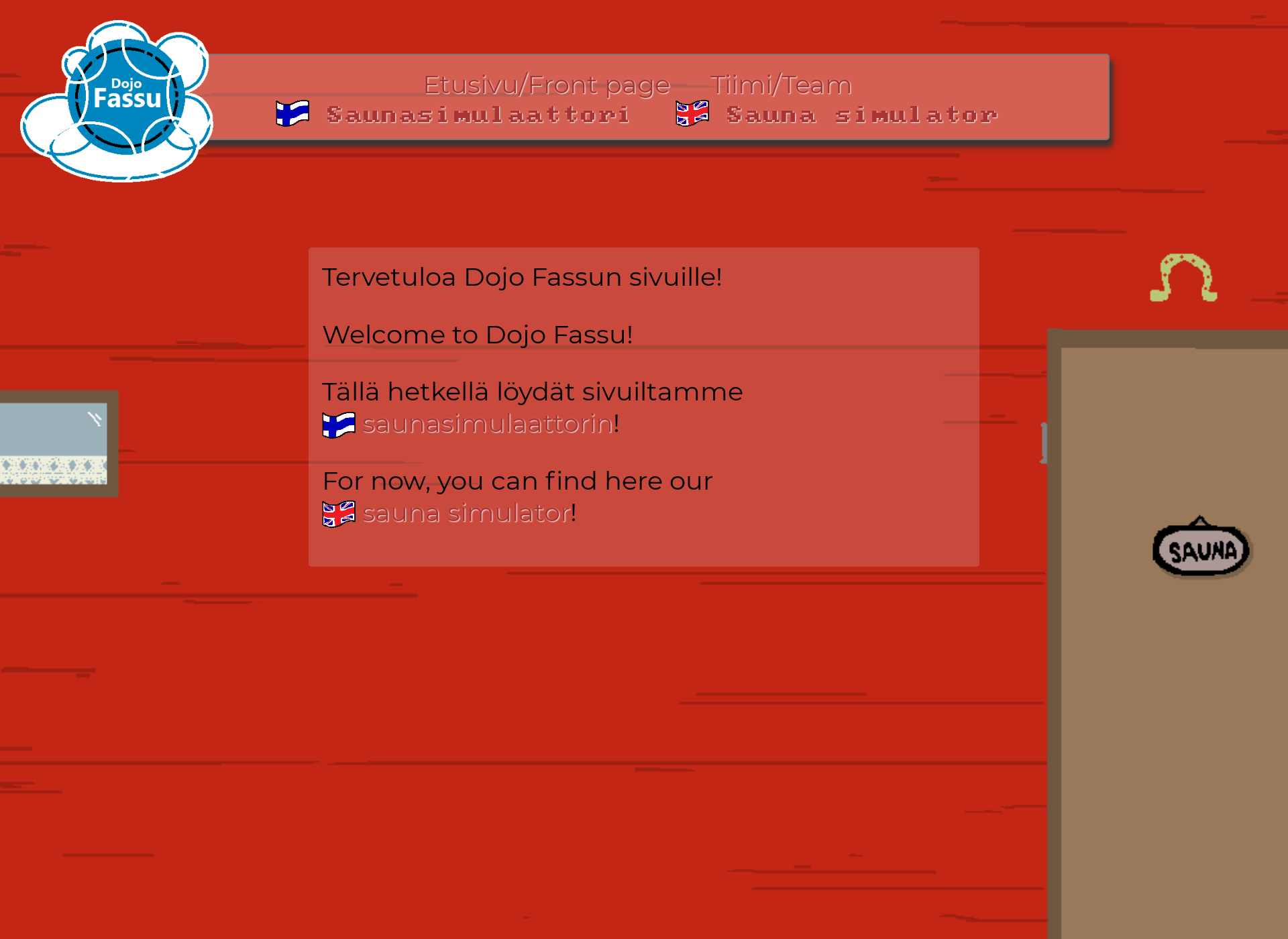 Skärmdump för dojofassu.fi