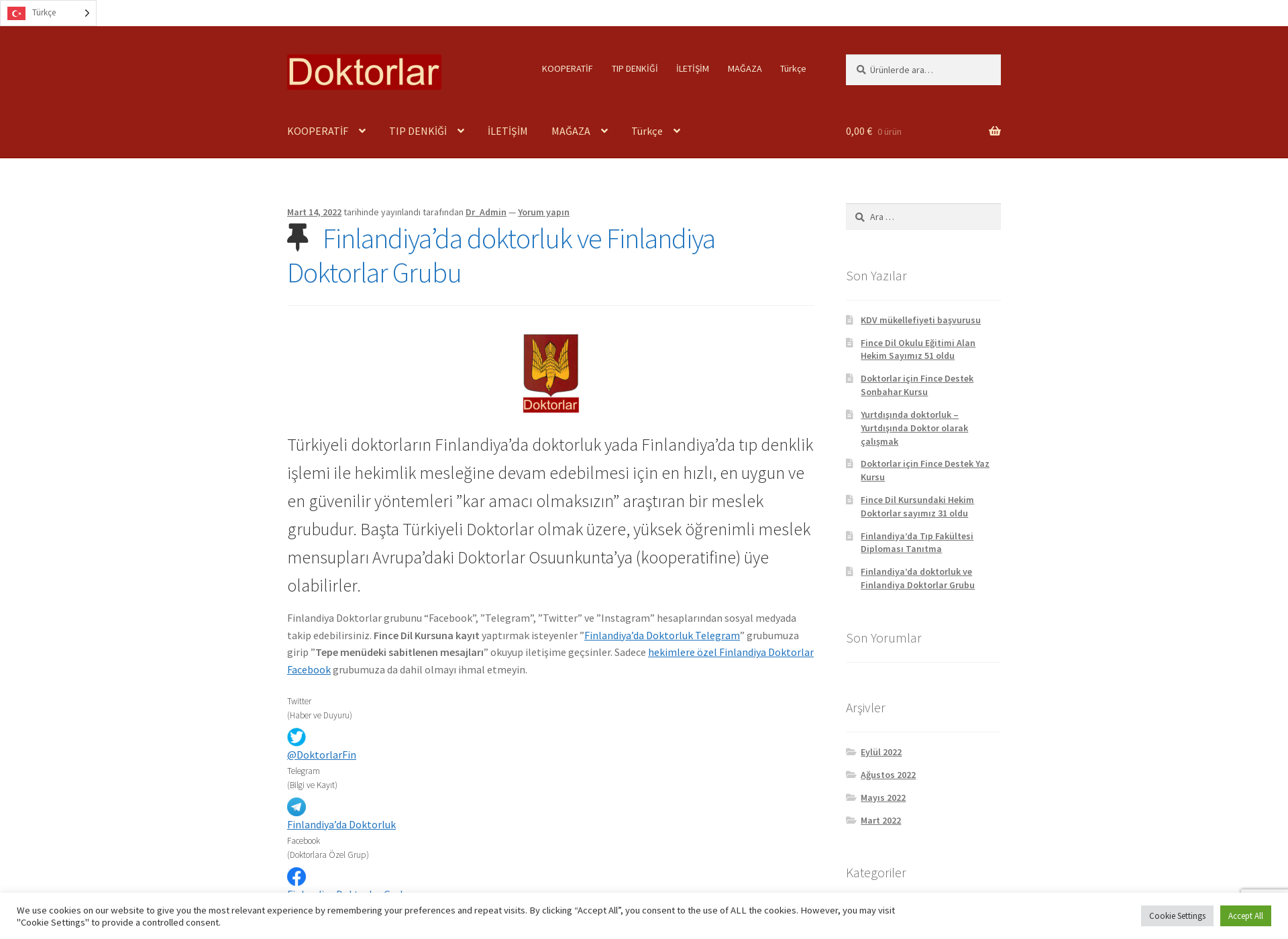 Screenshot for doktorlar.fi