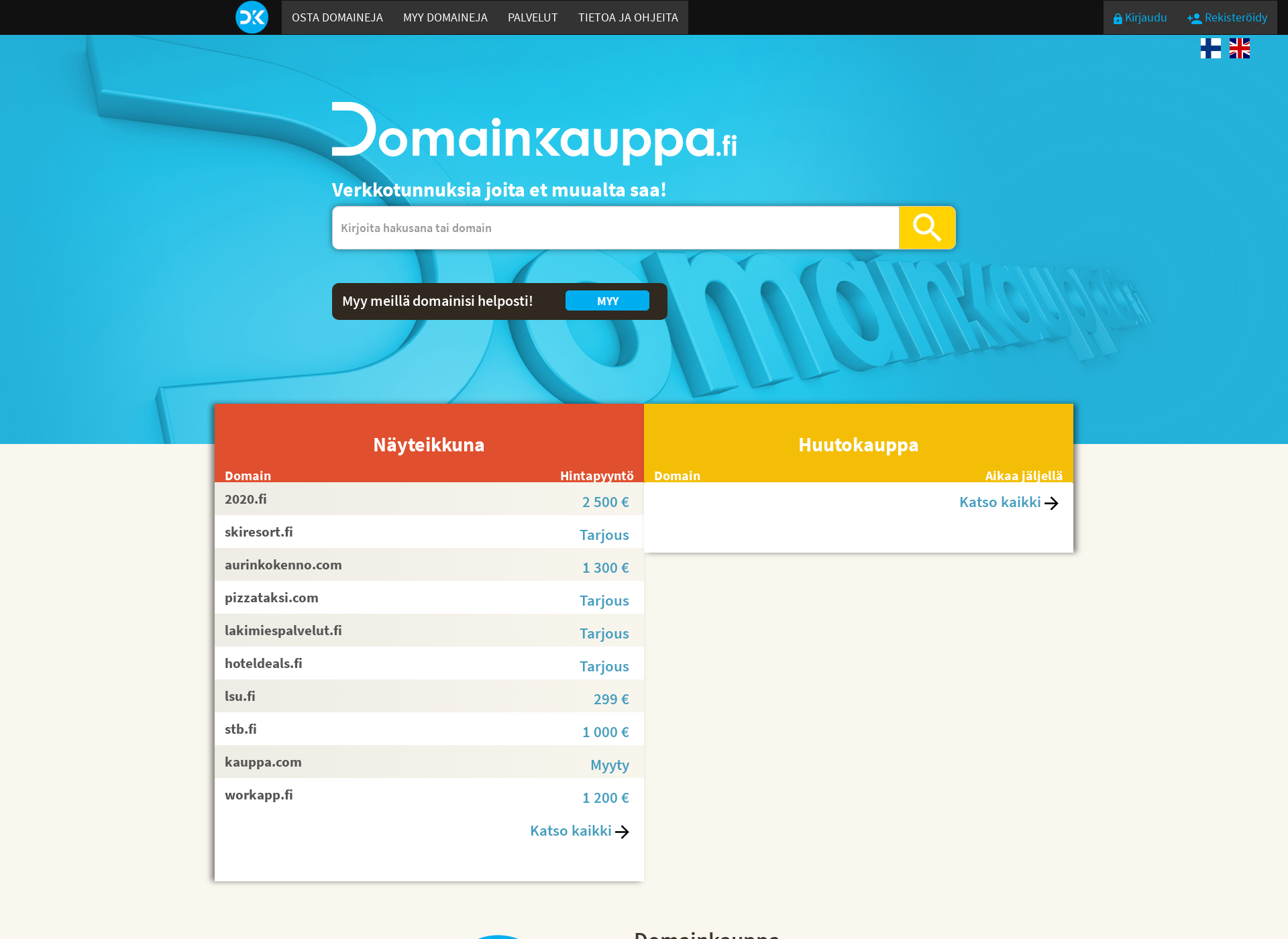 Näyttökuva domainshop.fi