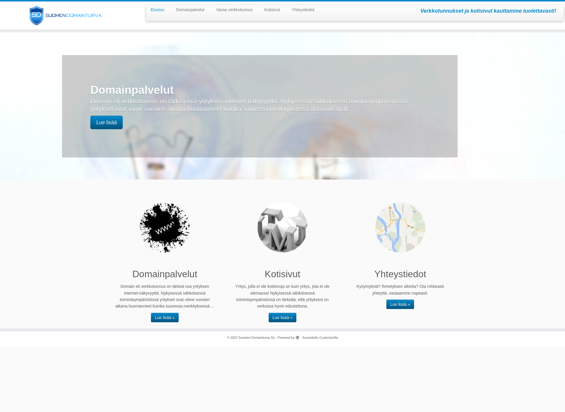 Screenshot for domainturva.fi