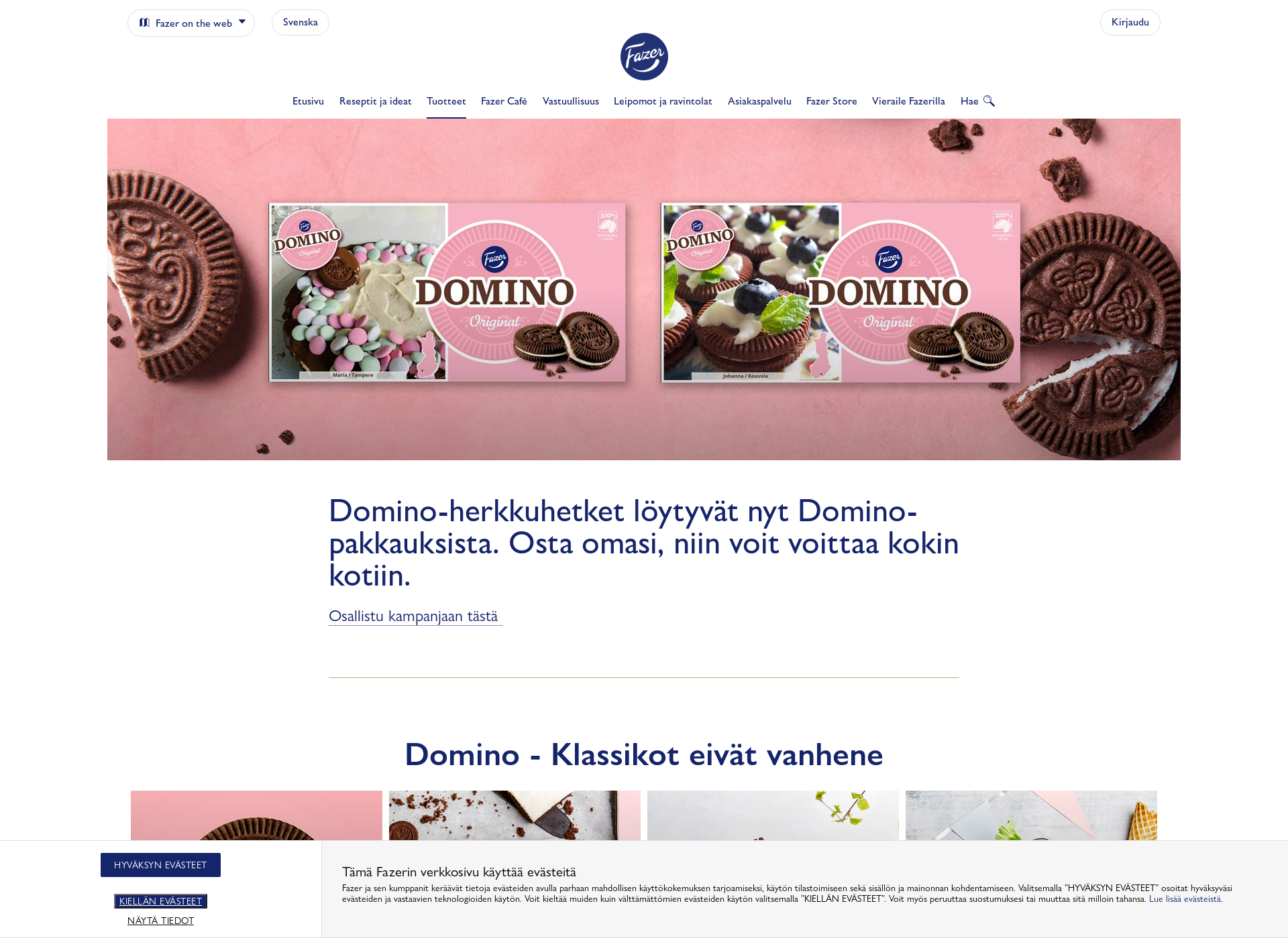 Screenshot for domino.fi