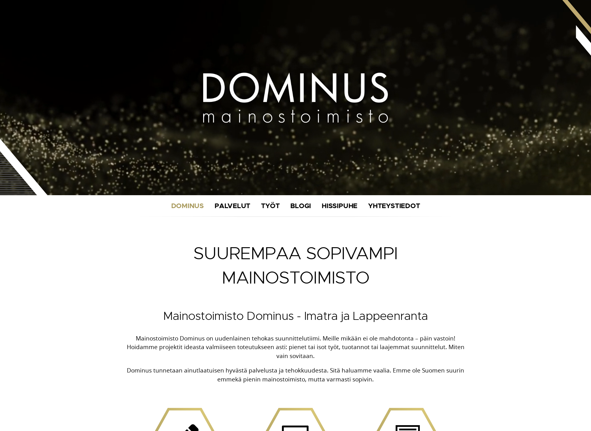 Screenshot for dominus.fi