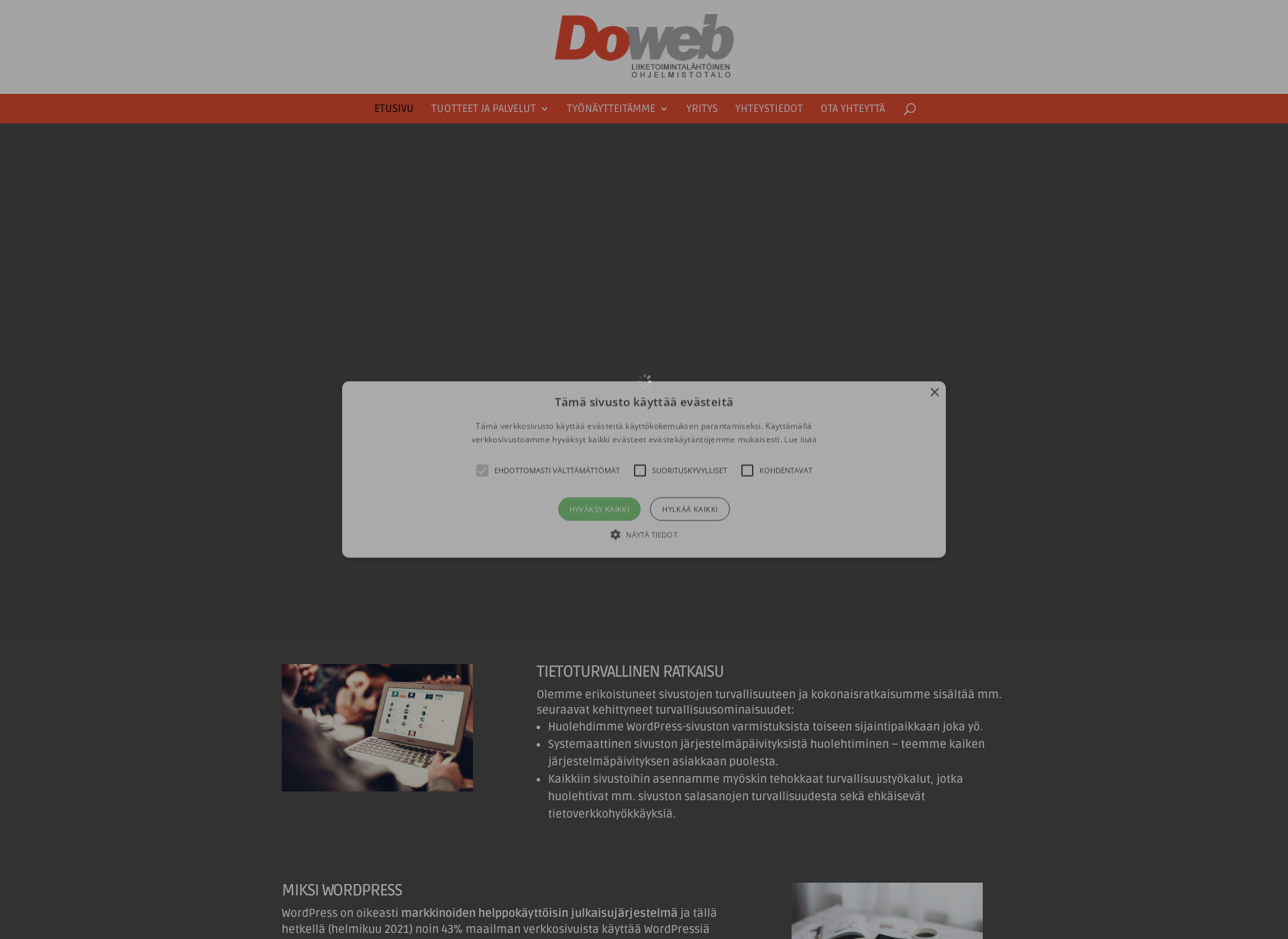Screenshot for doweb.fi