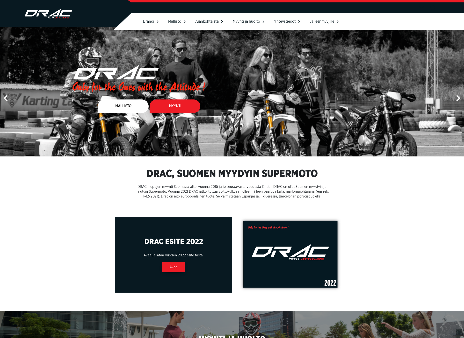Screenshot for drac.fi