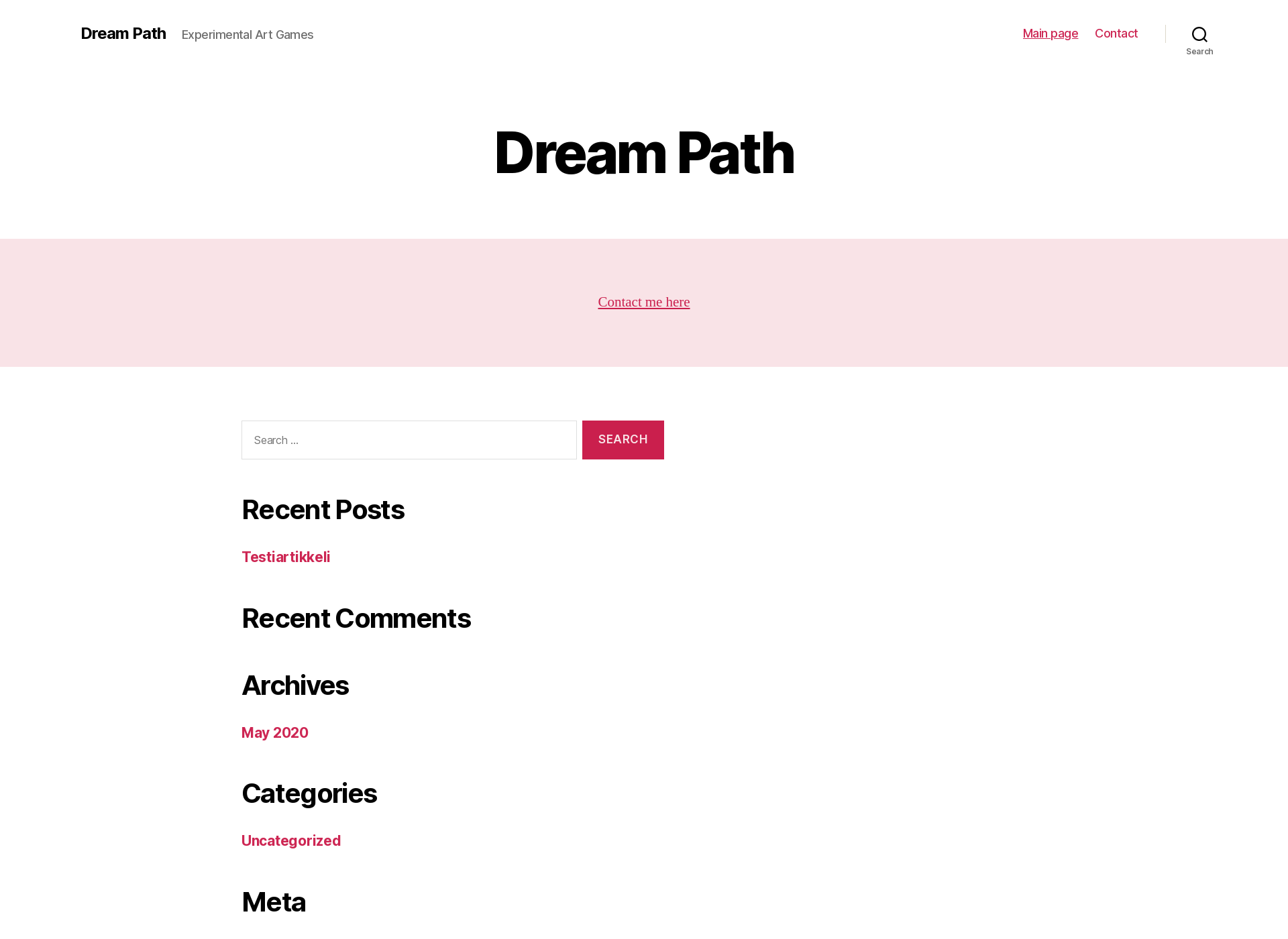 Screenshot for dreampath.fi