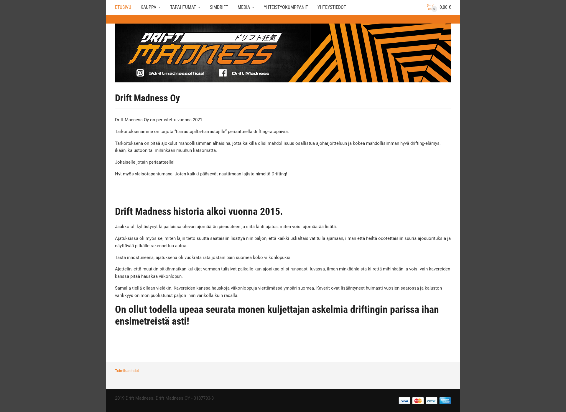 Screenshot for driftmadness.fi