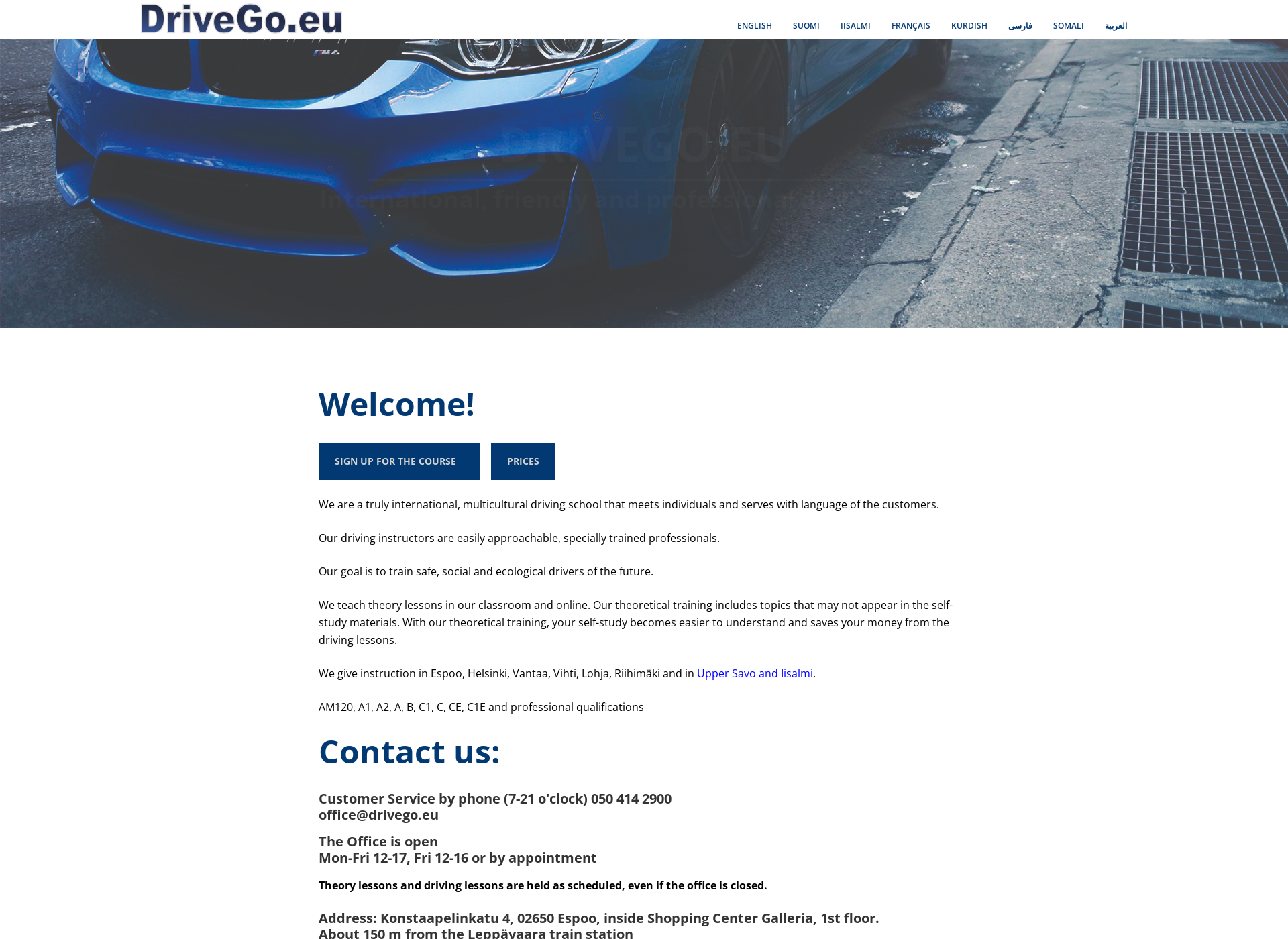 Screenshot for drivego.eu