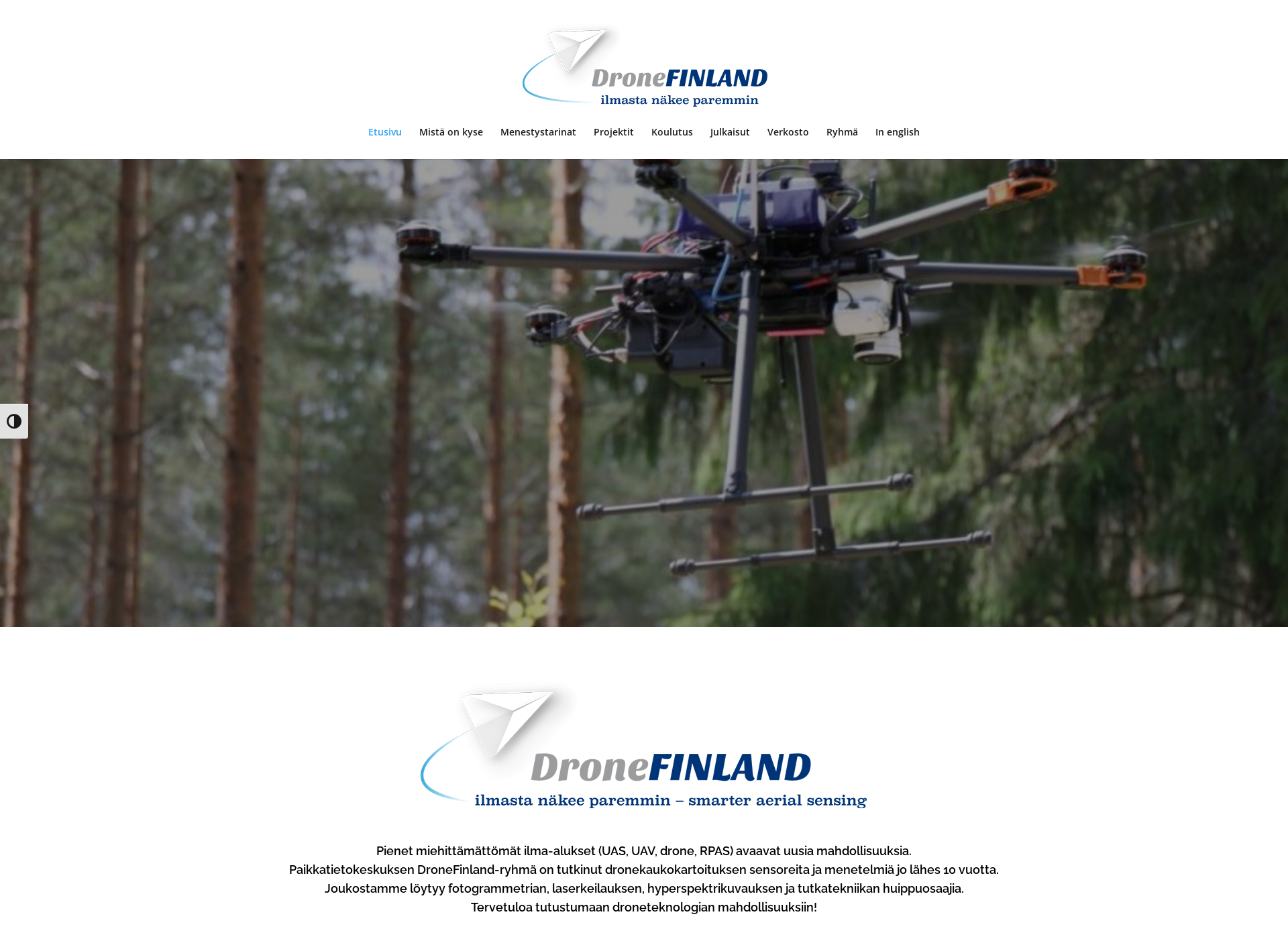 Screenshot for dronefinland.fi