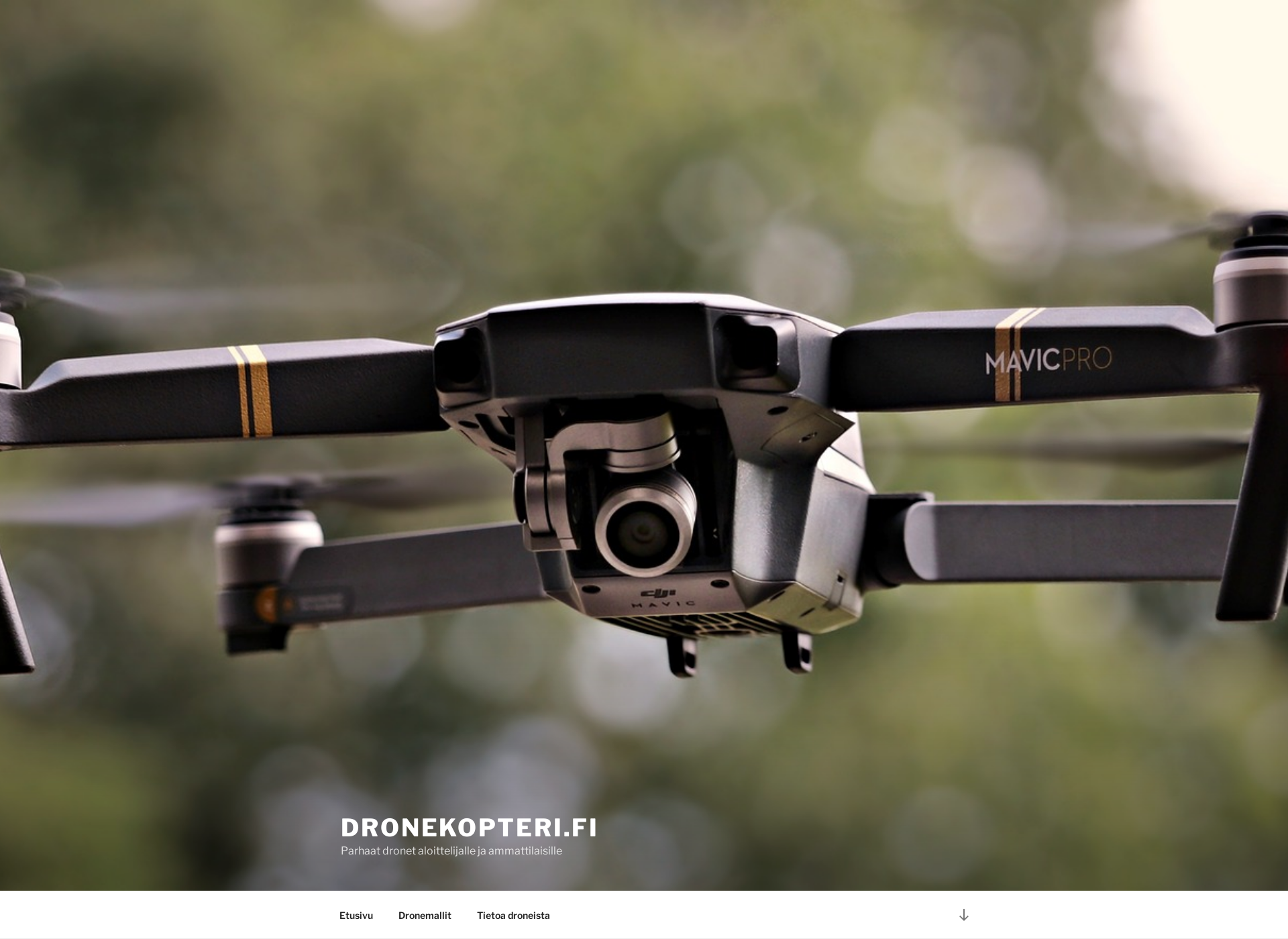 Screenshot for dronekopteri.fi