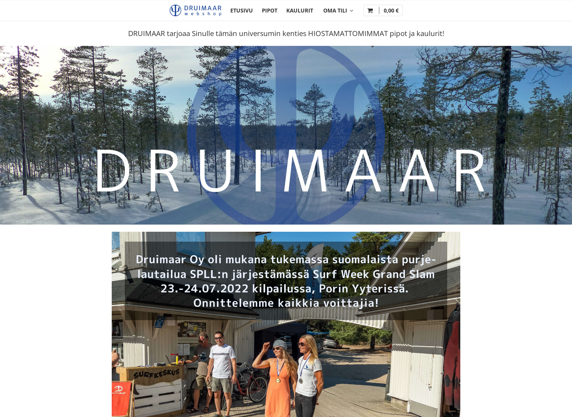 Skärmdump för druimaar.fi