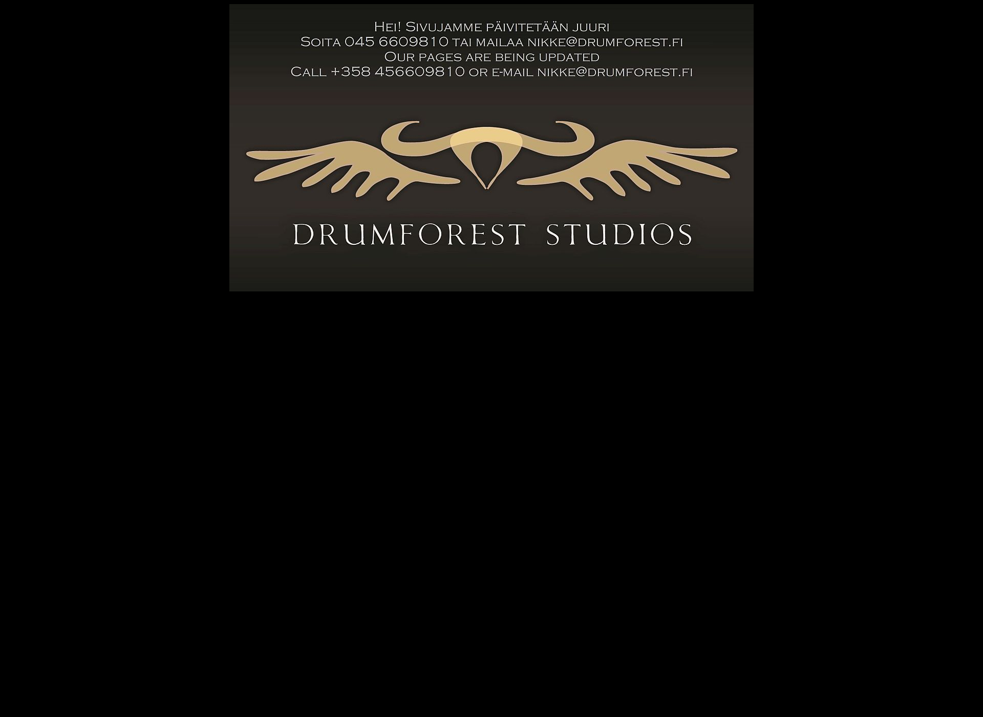 Skärmdump för drumforest.fi