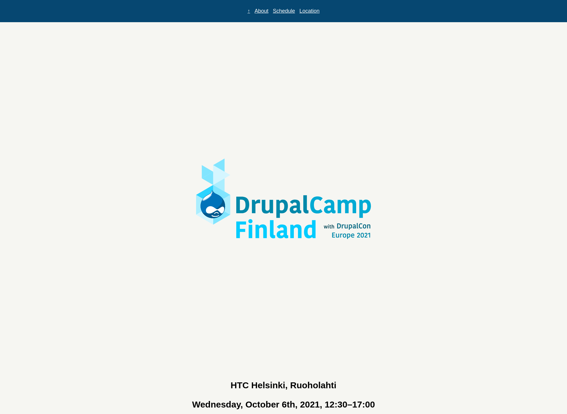 Näyttökuva drupalcamp.fi