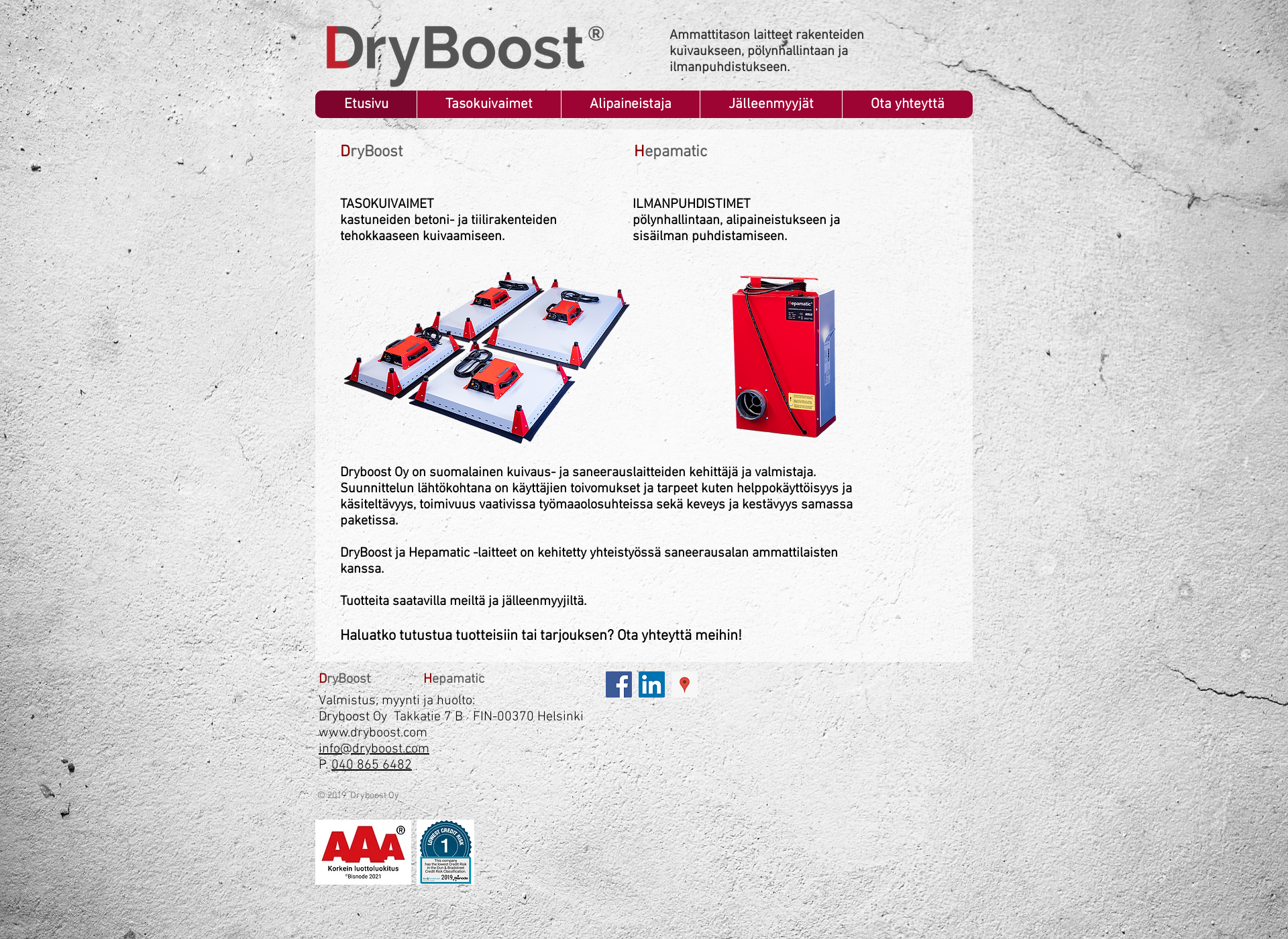 Screenshot for dryboost.com