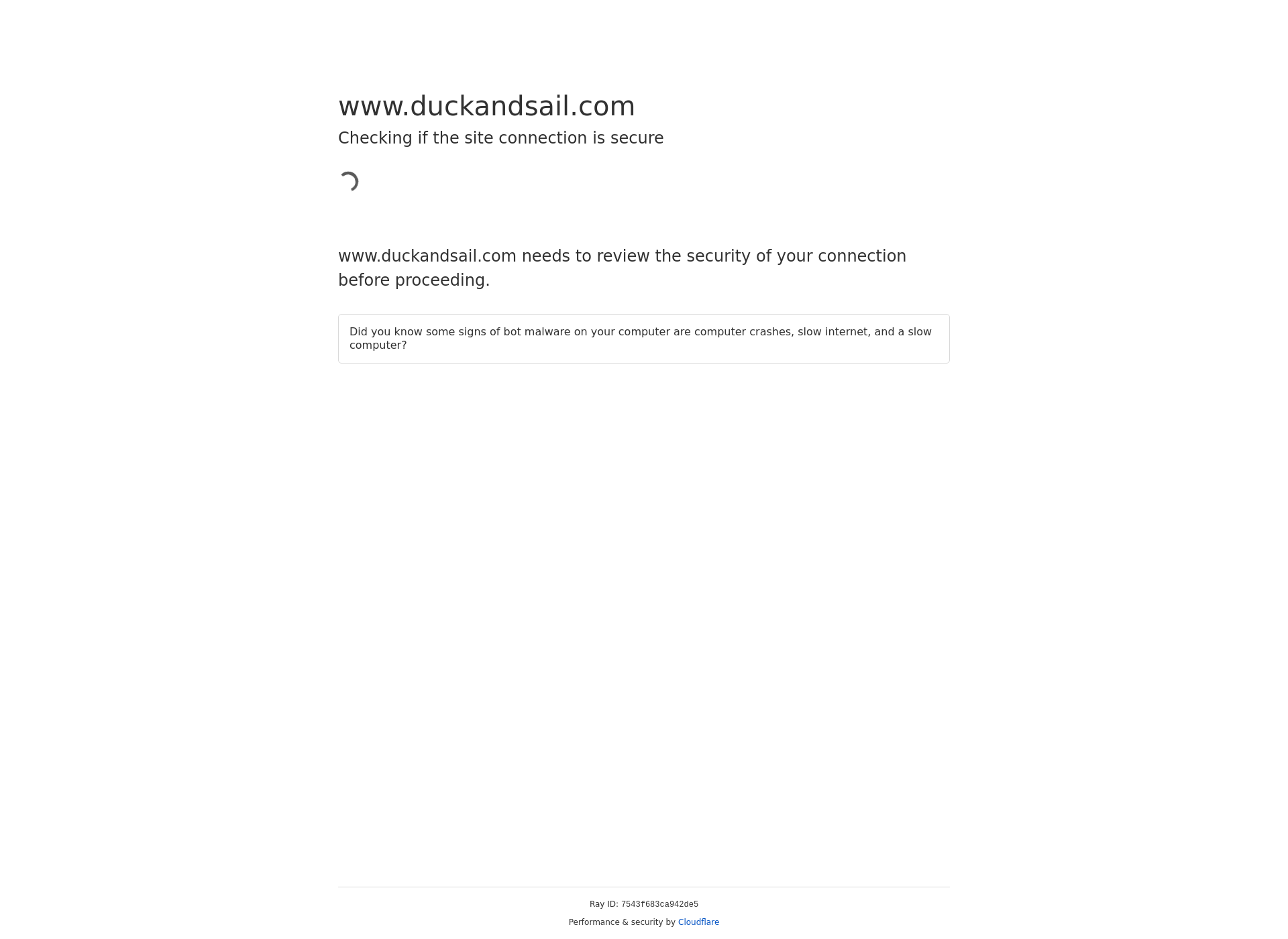 Screenshot for duckandsail.com