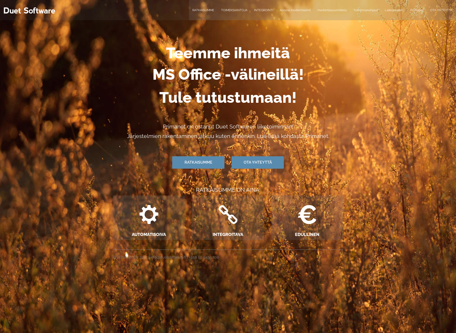 Screenshot for duetsoftware.fi