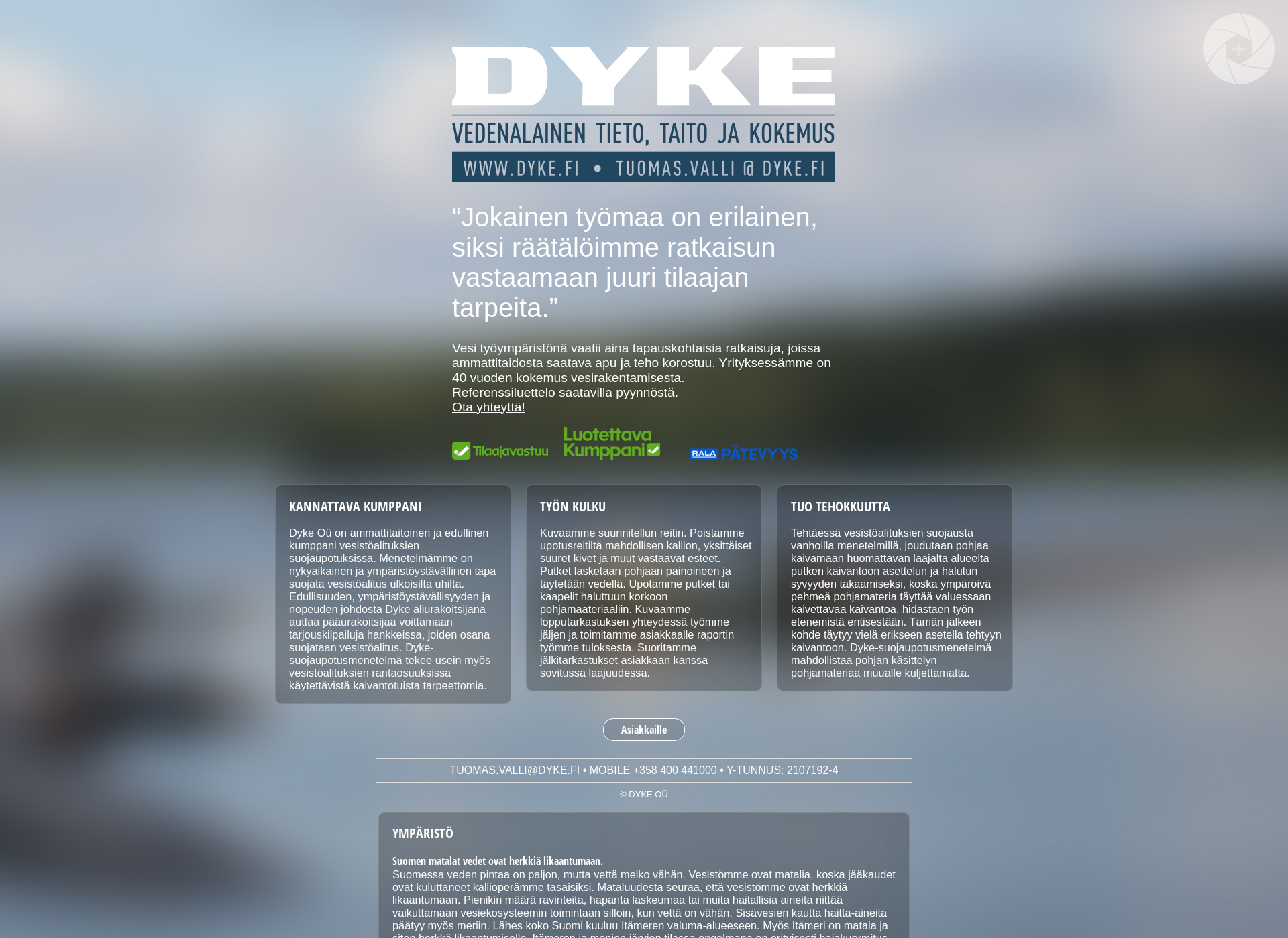 Screenshot for dyke.fi