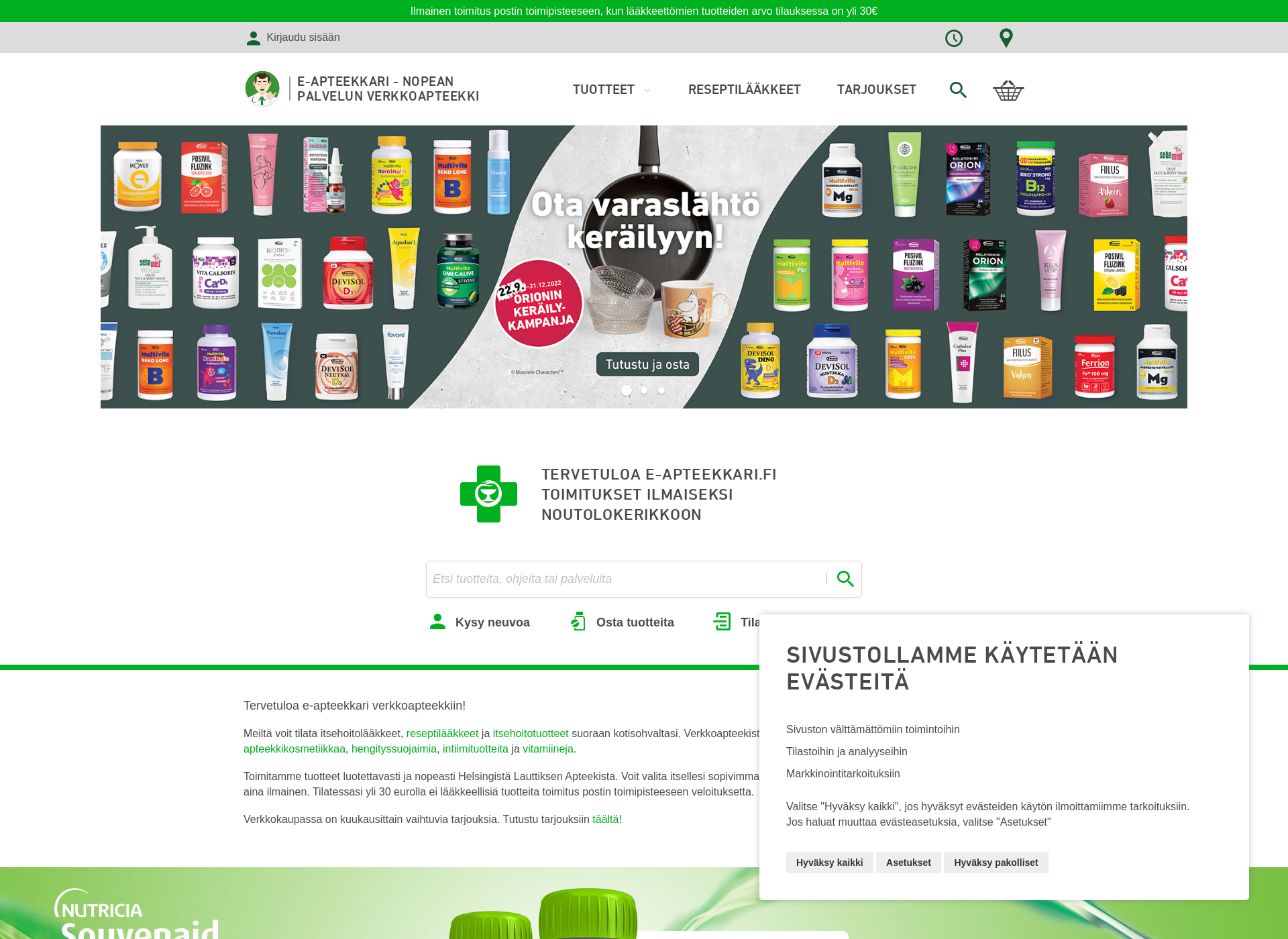 Screenshot for e-apteekkari.fi