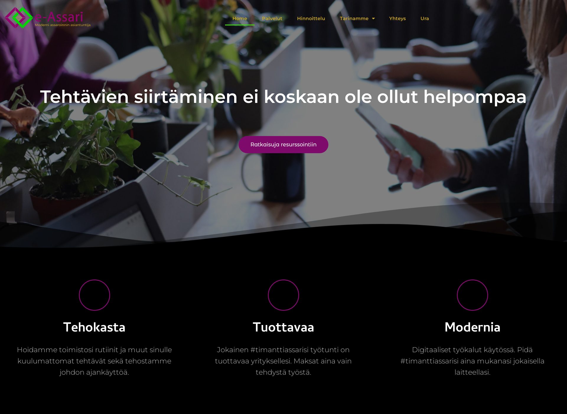 Screenshot for e-assari.fi