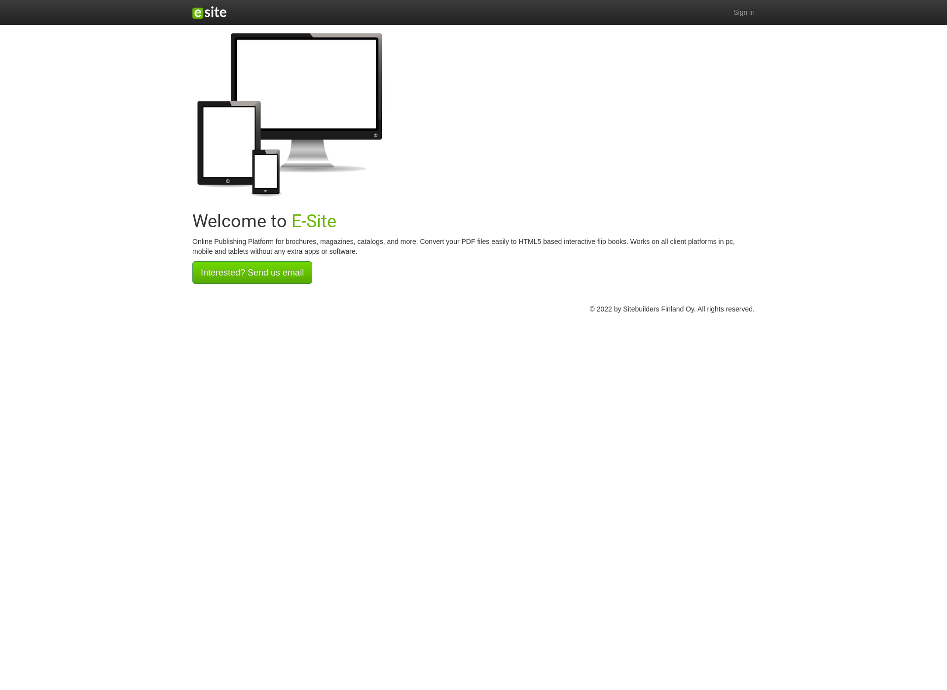 Screenshot for e-site.fi