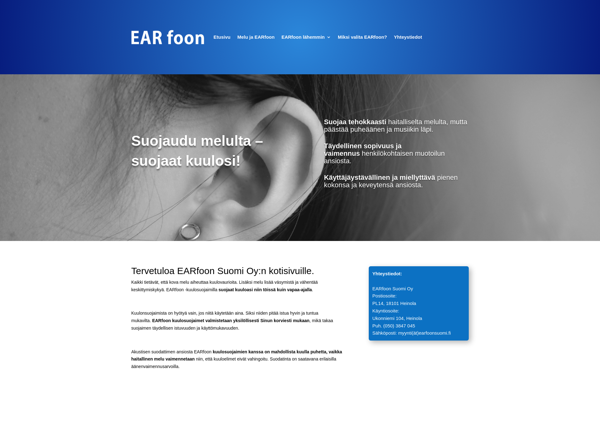 Screenshot for earfoonsuomi.fi
