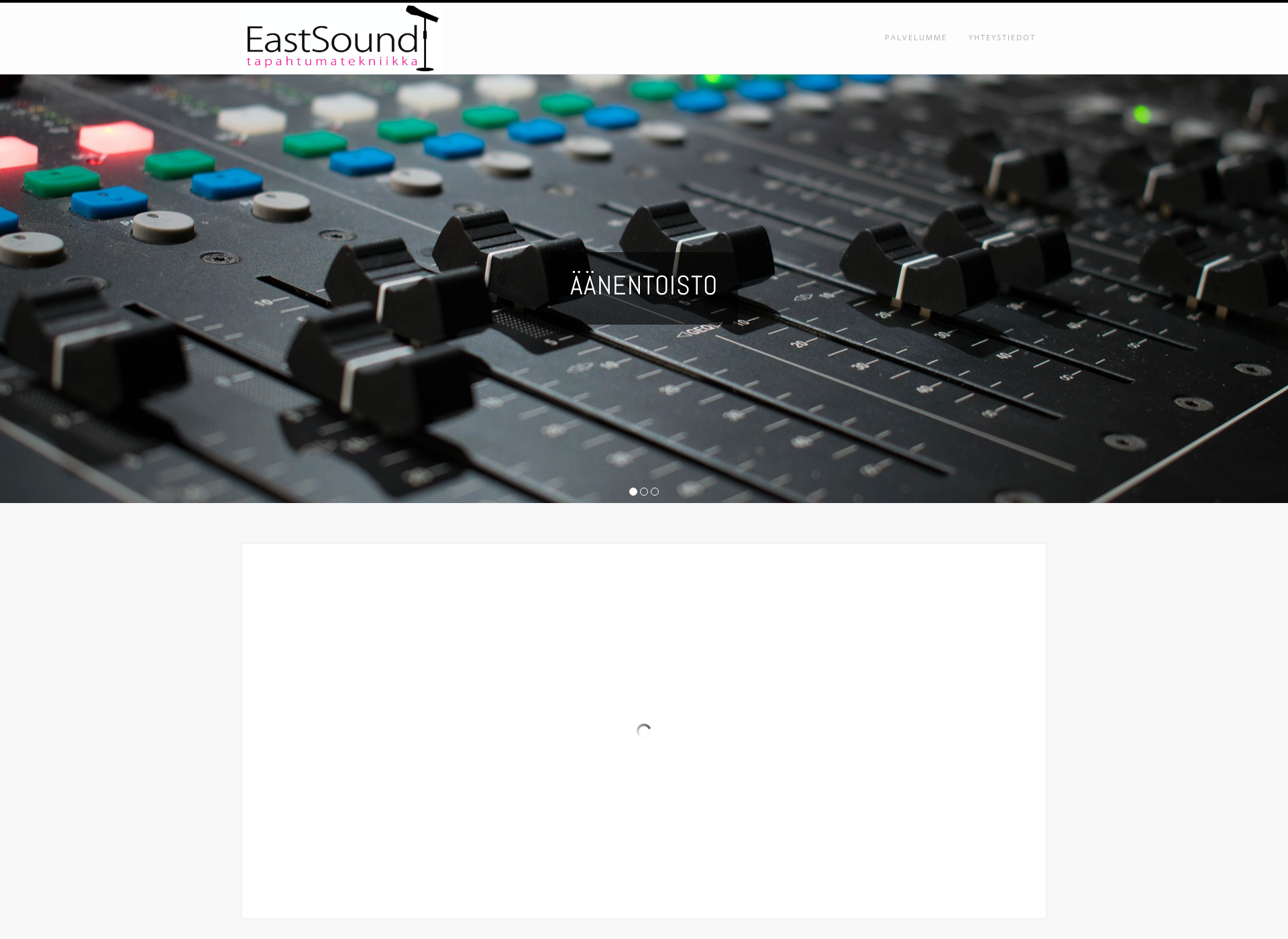 Screenshot for eastsound.fi