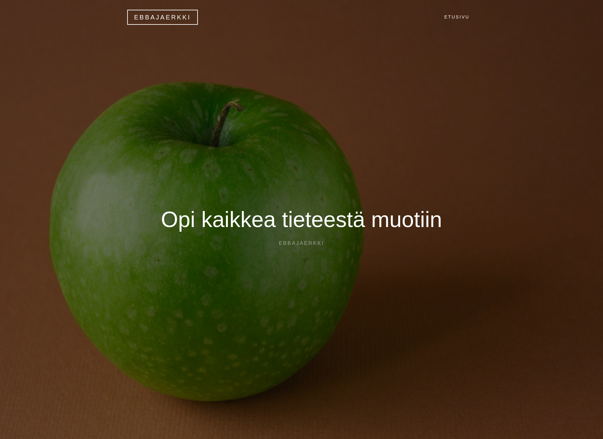 Skärmdump för ebbajaerkki.fi