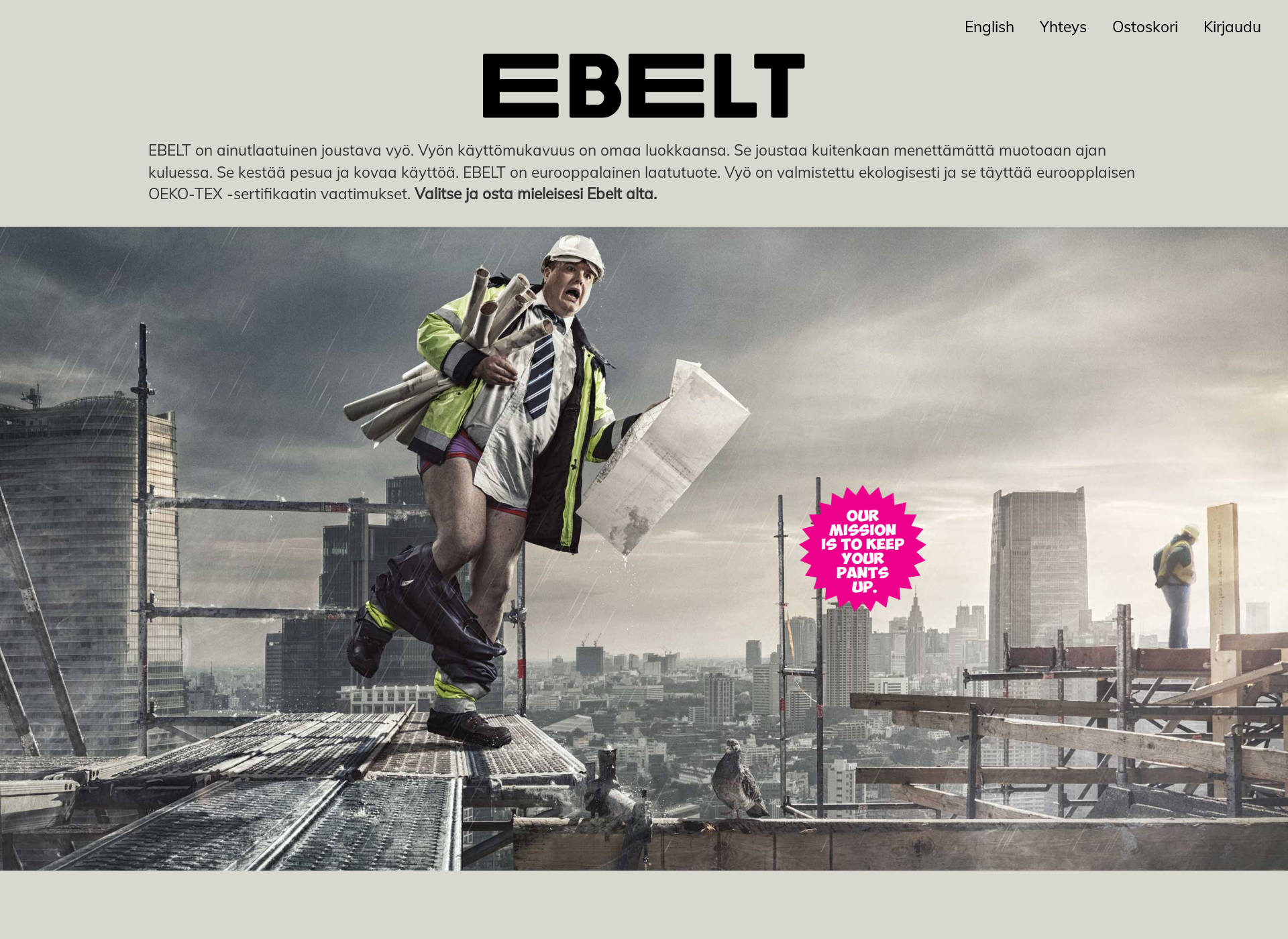 Screenshot for ebelt.fi