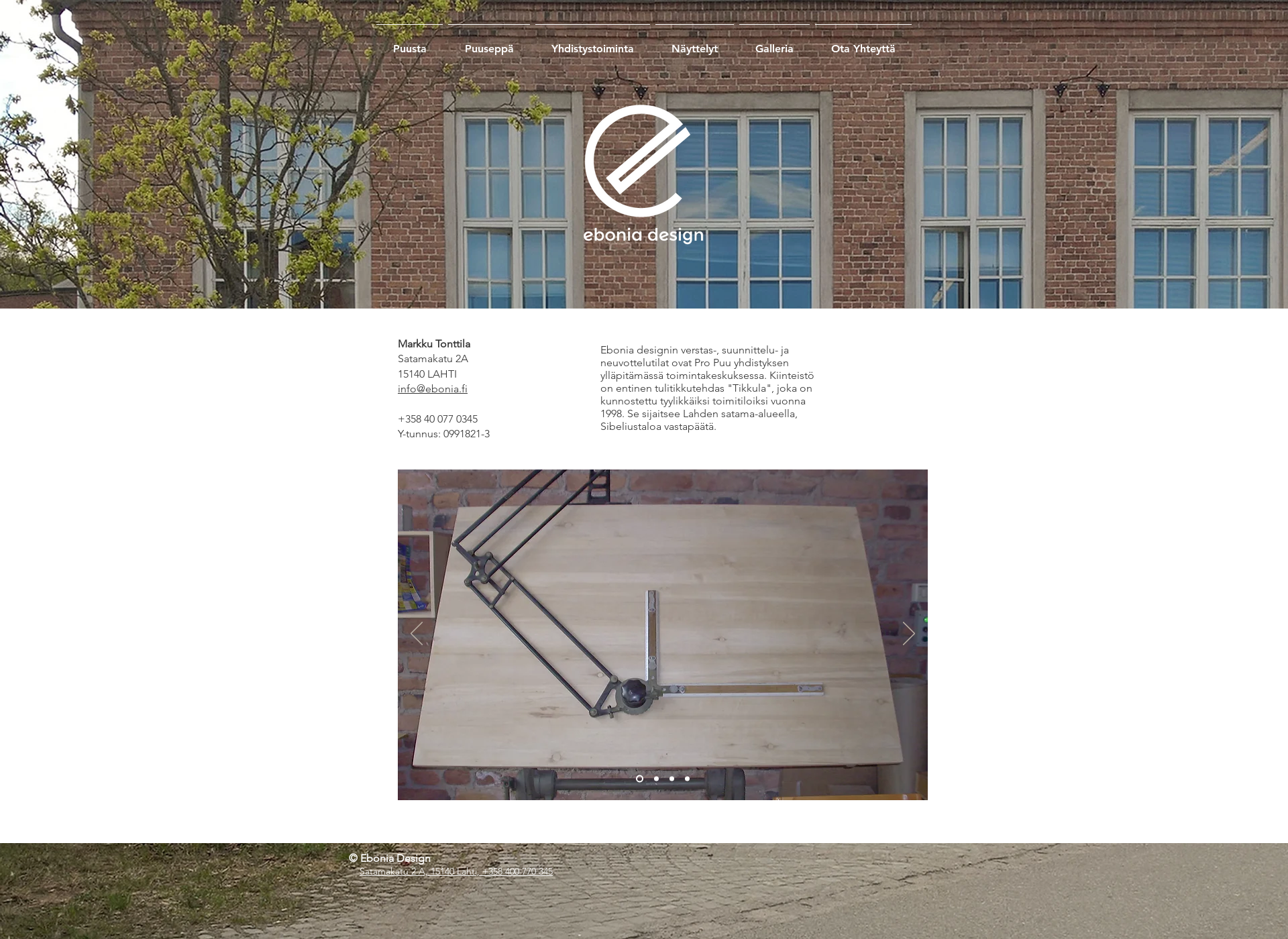 Skärmdump för ebonia-design.fi