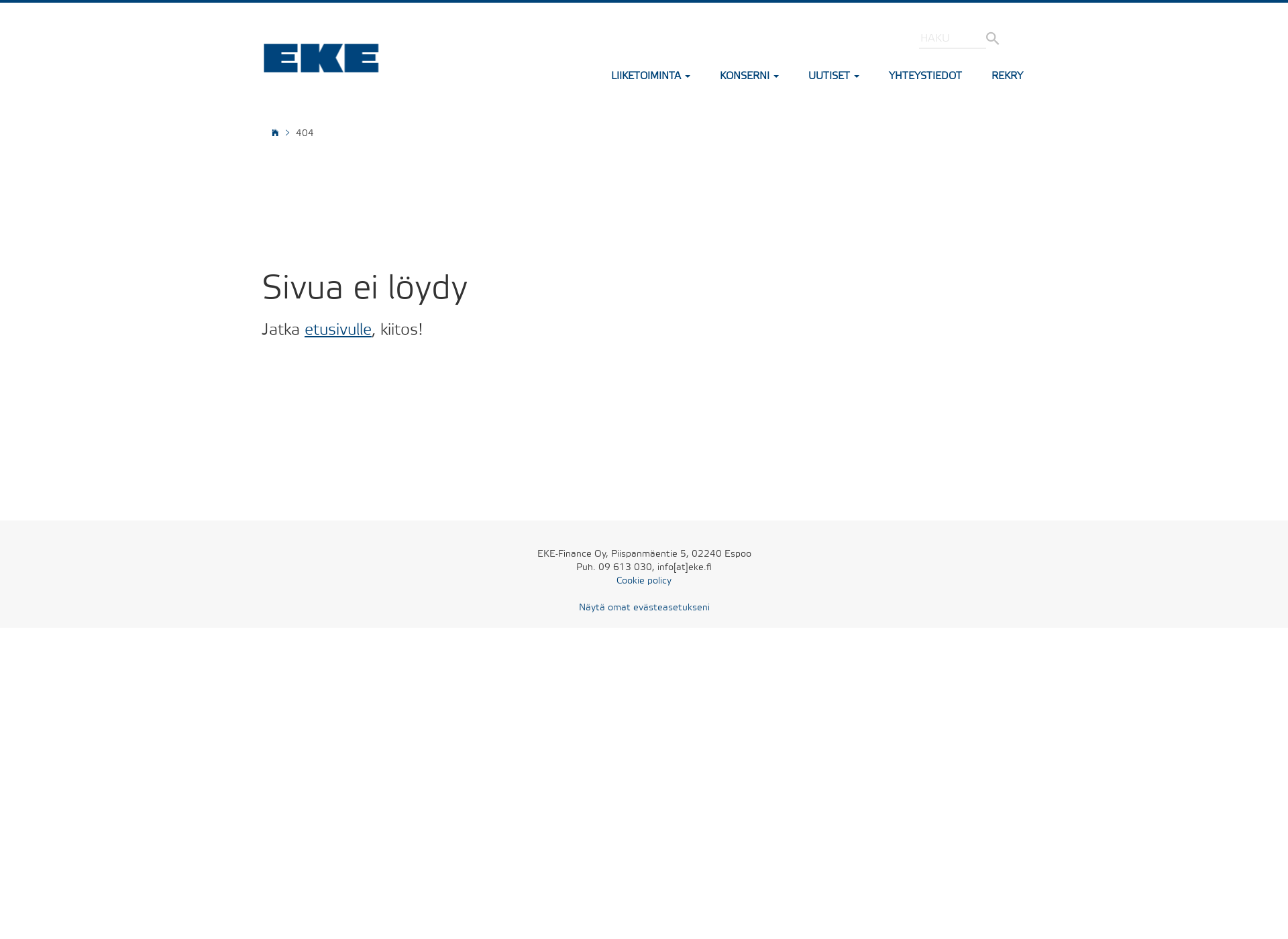Screenshot for ebts.fi