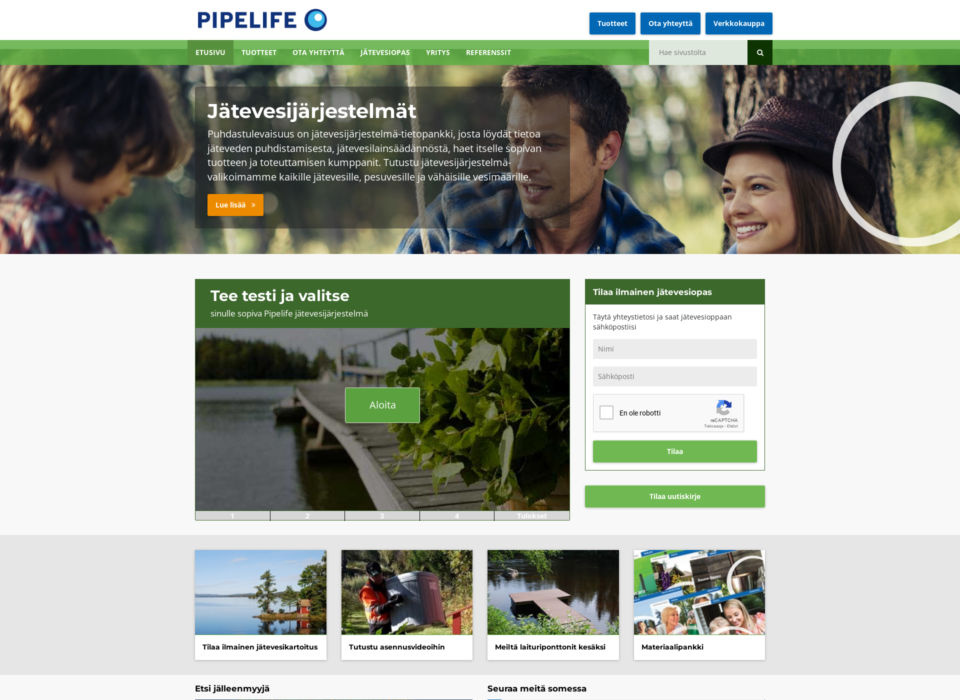Screenshot for eco-pipelife.fi