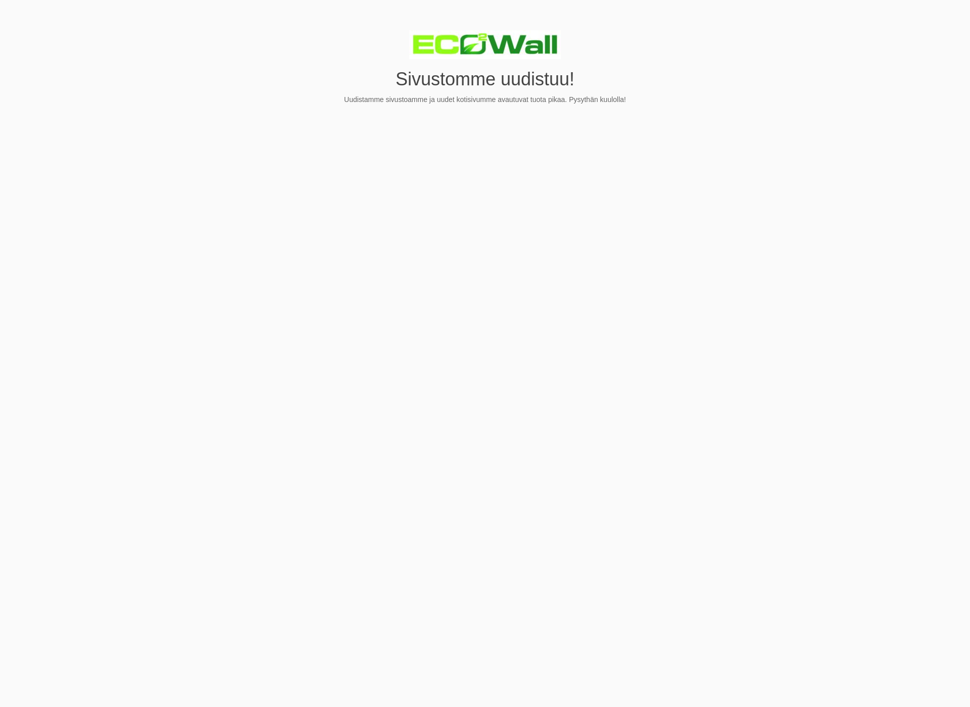 Screenshot for eco2wall.fi