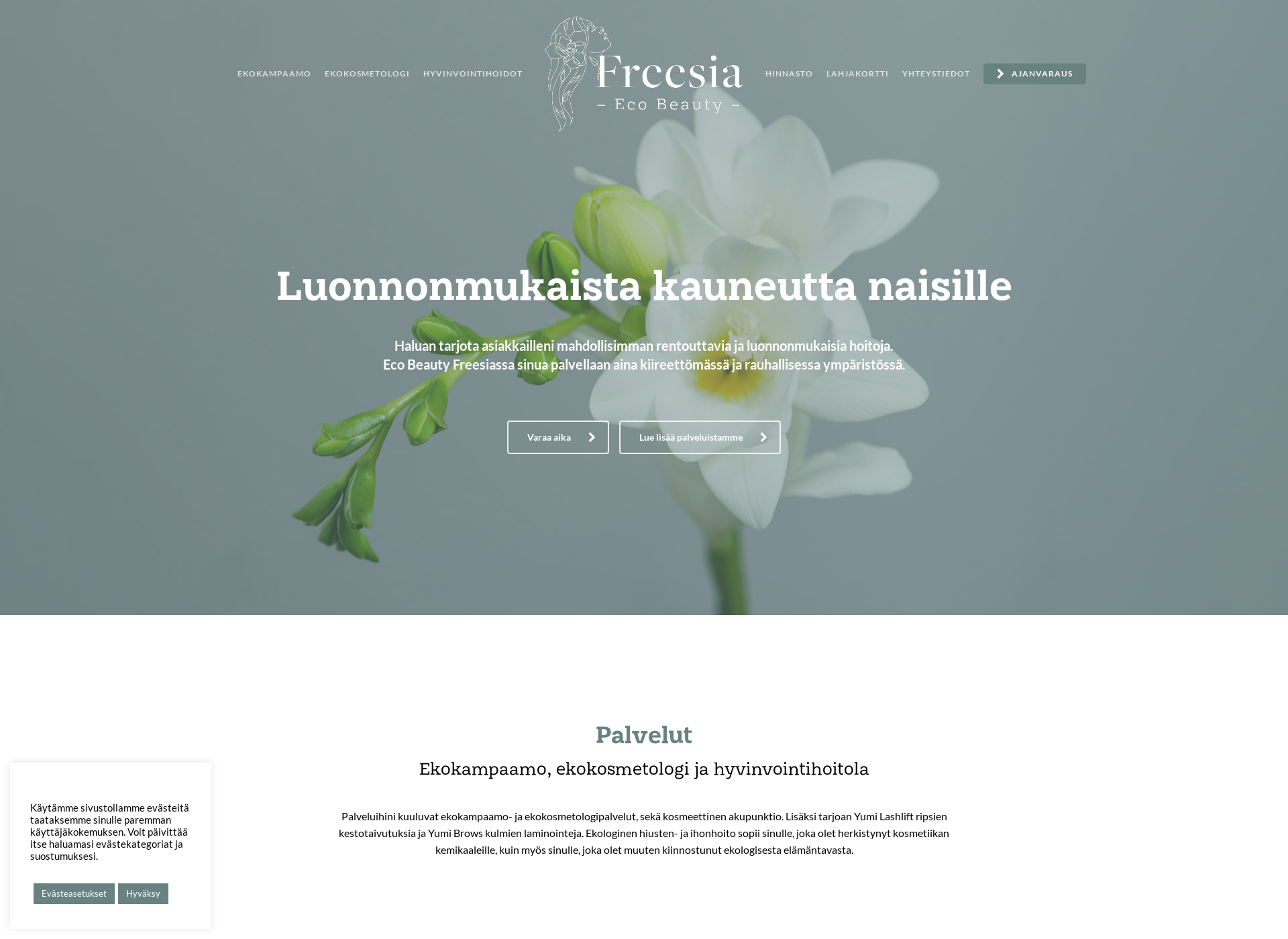 Screenshot for ecobeautyfreesia.fi