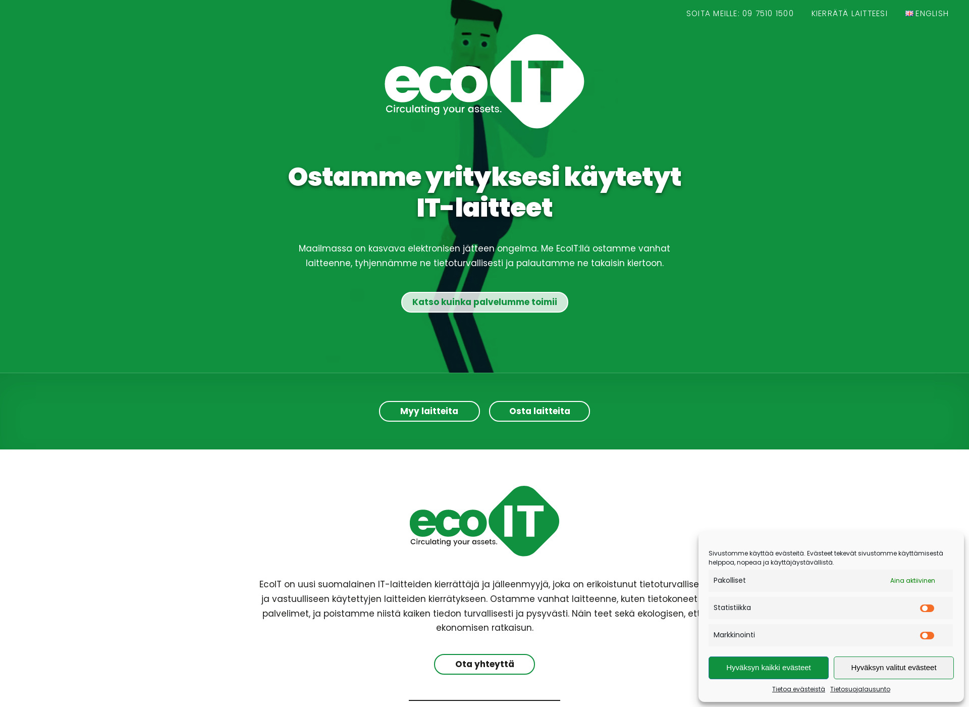 Screenshot for ecoit.fi