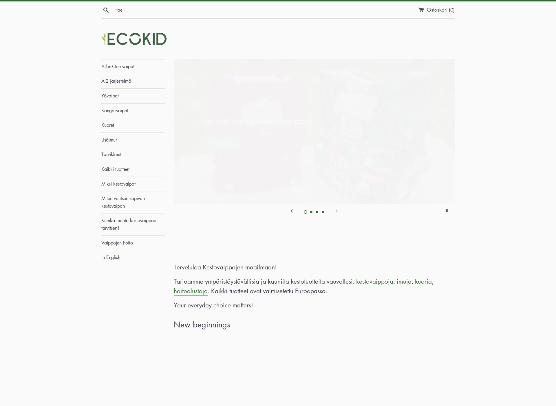 Screenshot for ecokid.fi