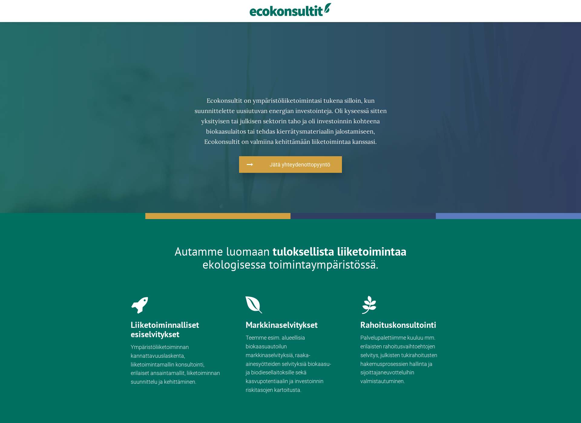 Screenshot for ecokonsultit.fi