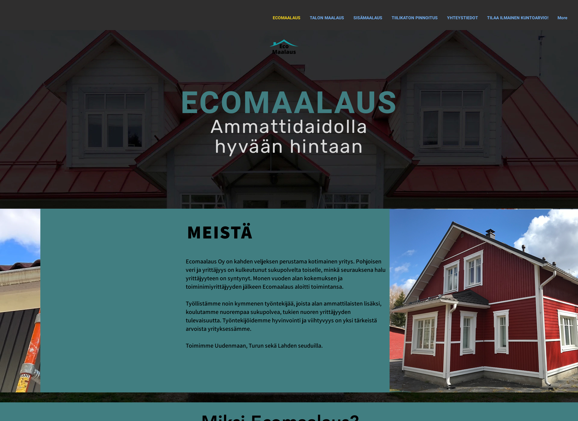 Screenshot for ecomaalaus.fi