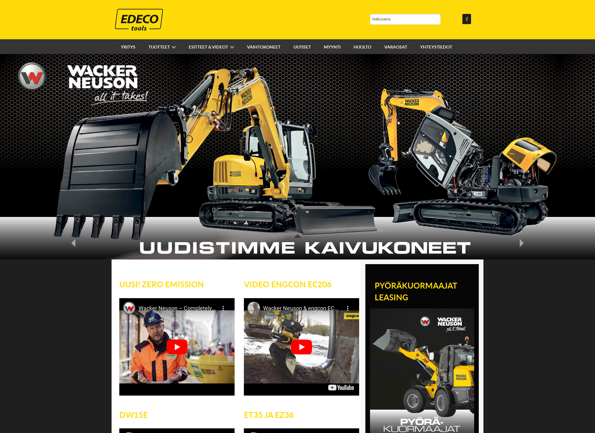 Screenshot for edeco-tools.fi