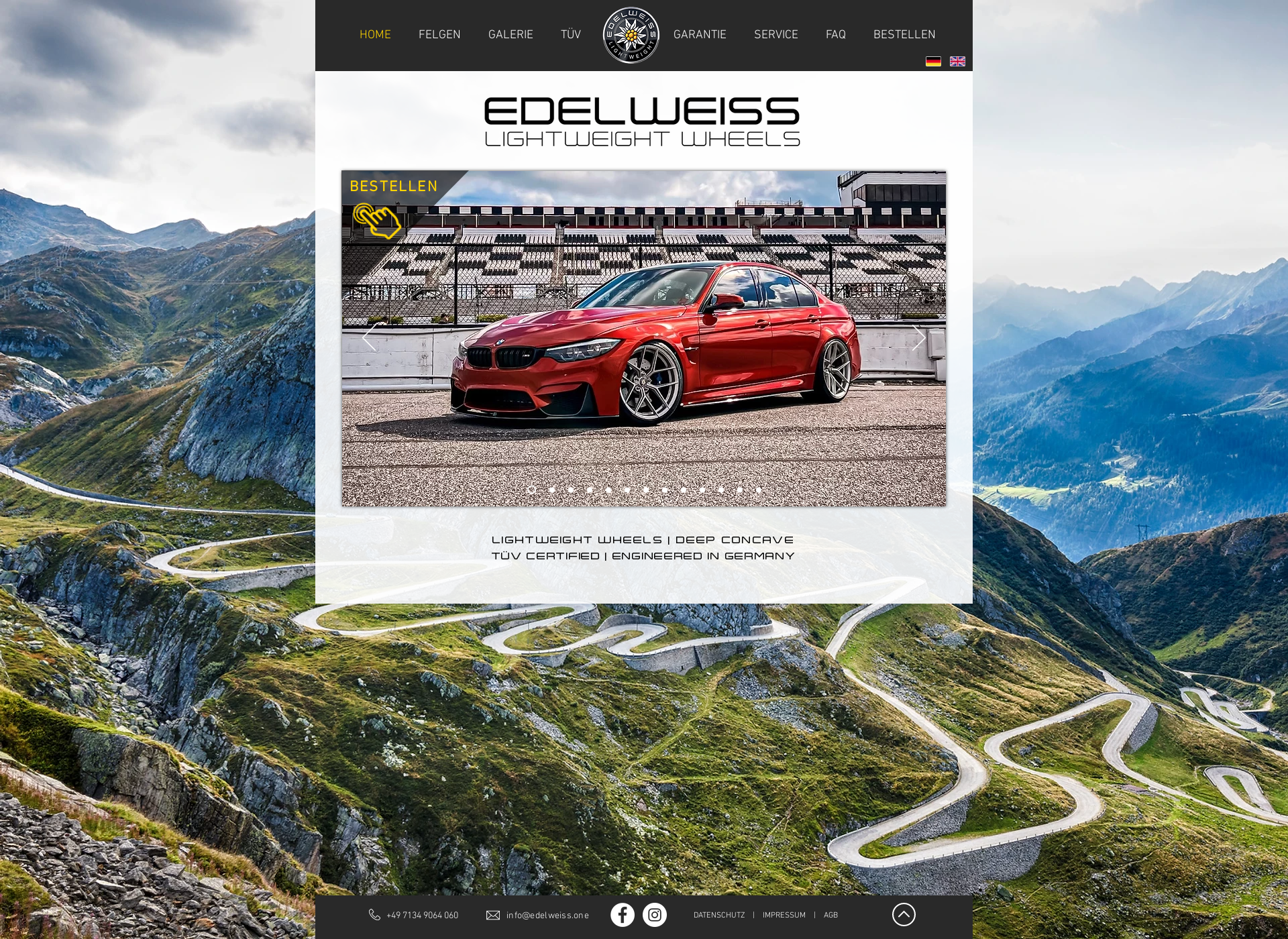 Screenshot for edelweiss-lightweight.fi