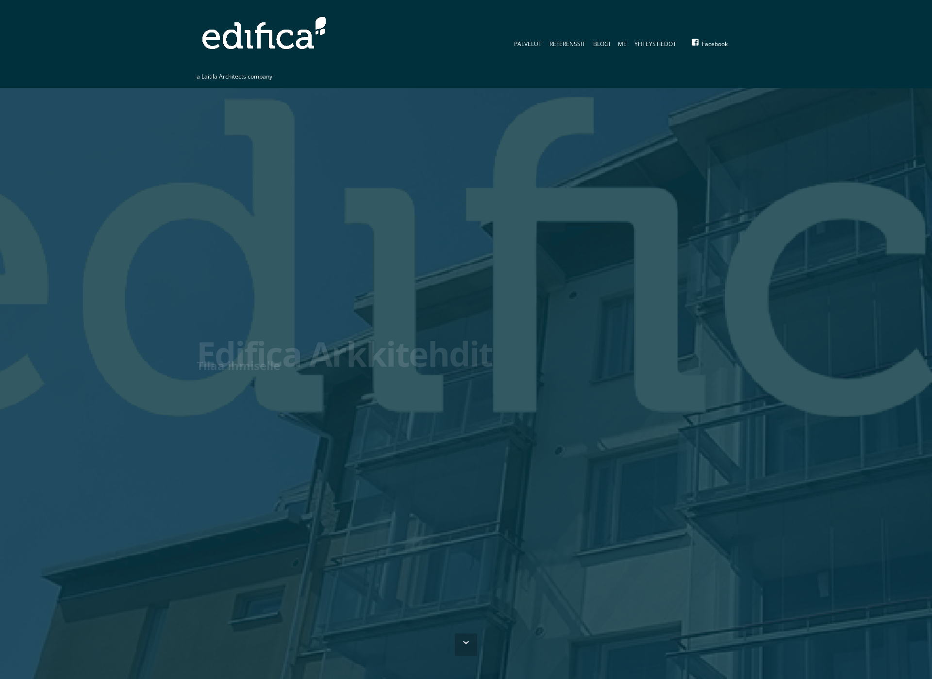 Skärmdump för edifica.fi