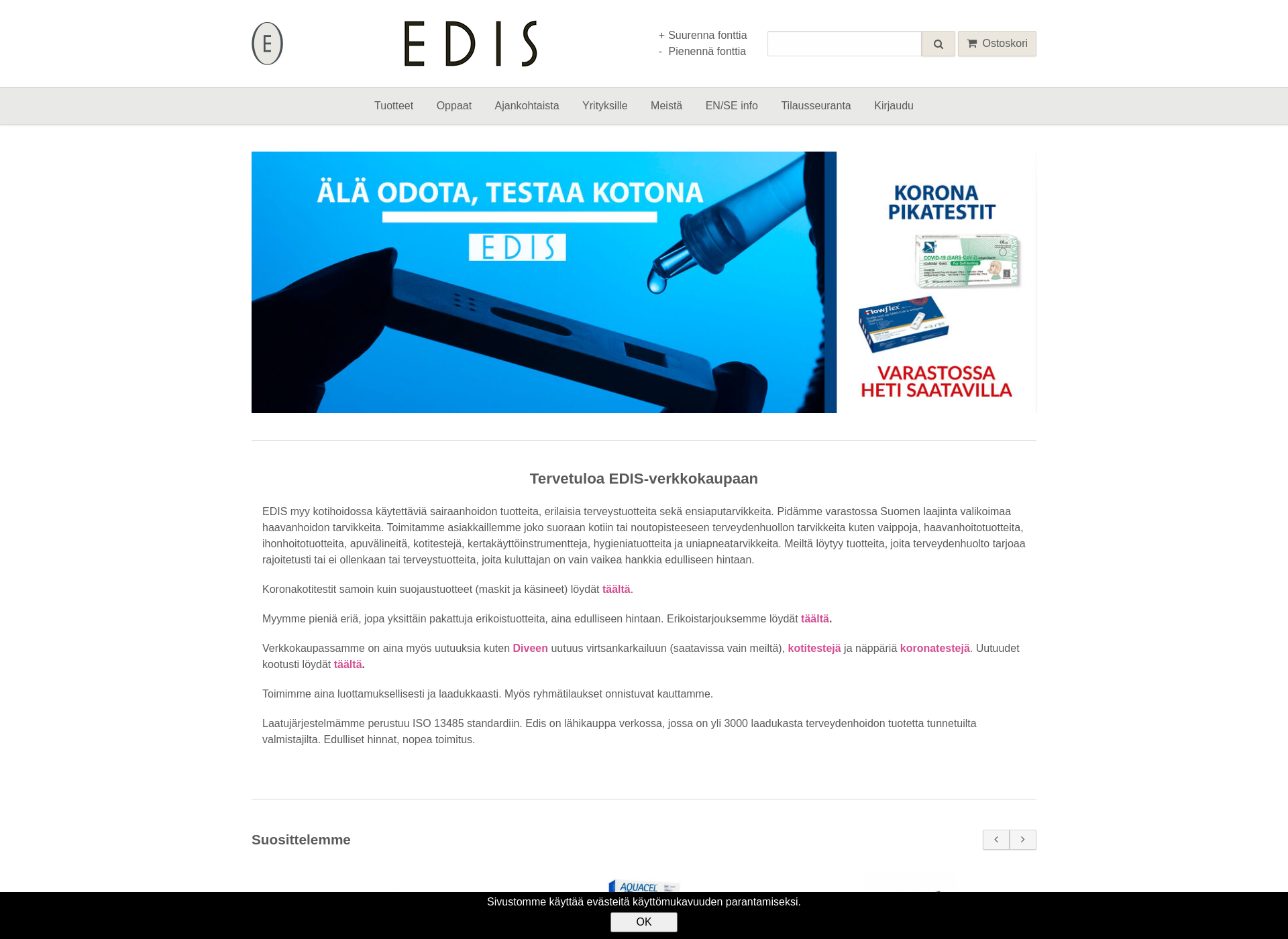 Screenshot for edis.fi