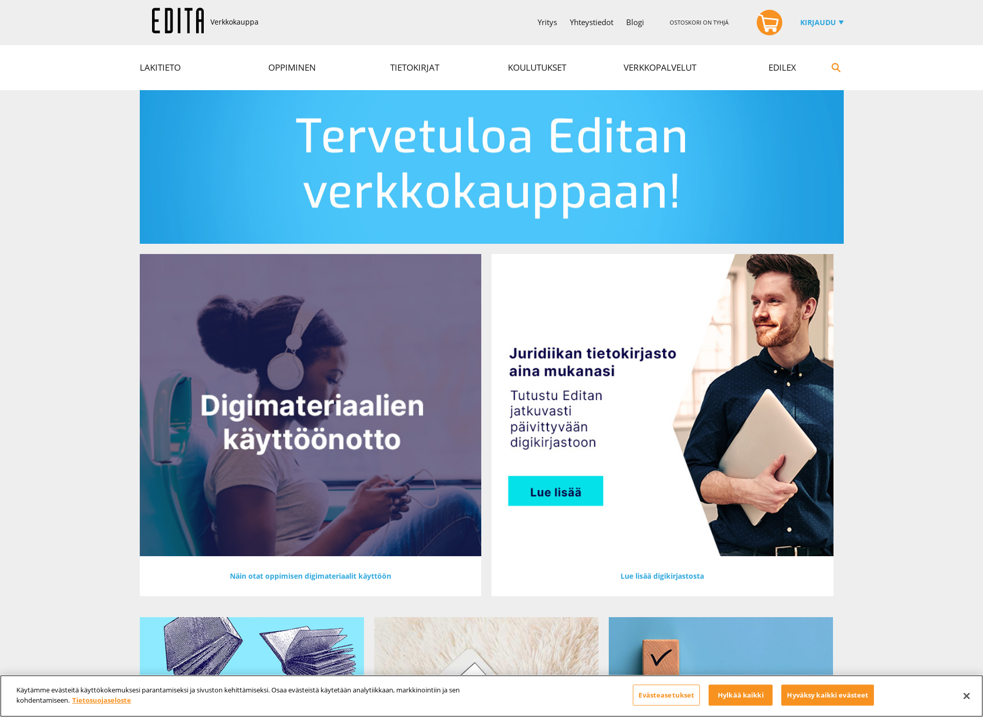 Skärmdump för editapublishing.fi